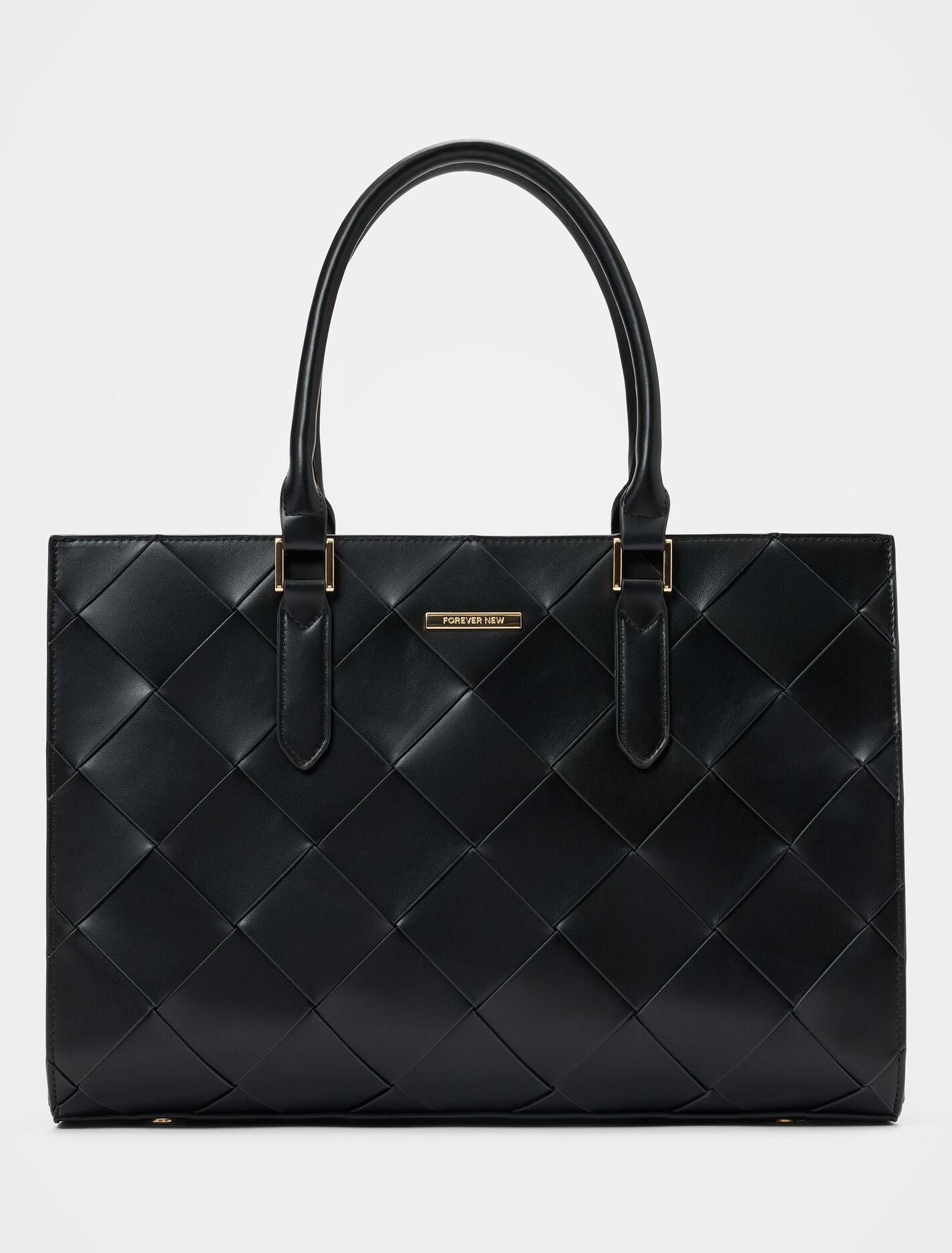 Lorelai Large Lattice Tote Bag Forever New