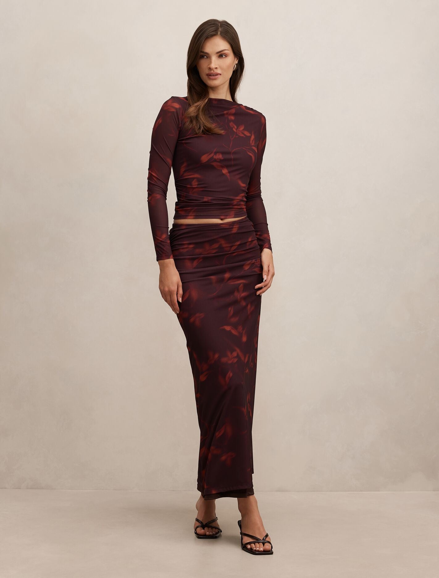 Mimi Flute Maxi Skirt Forever New