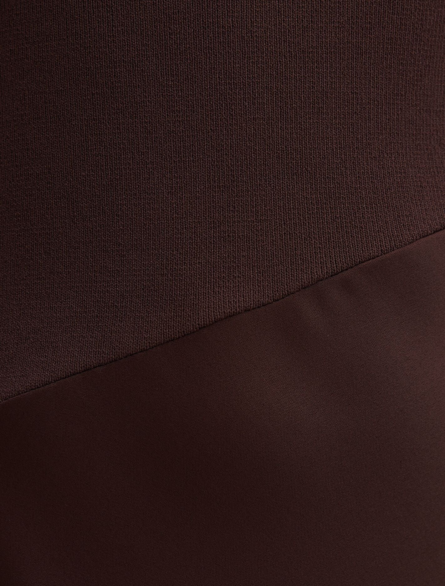 Jayden Satin Mixed Midi Dress Forever New