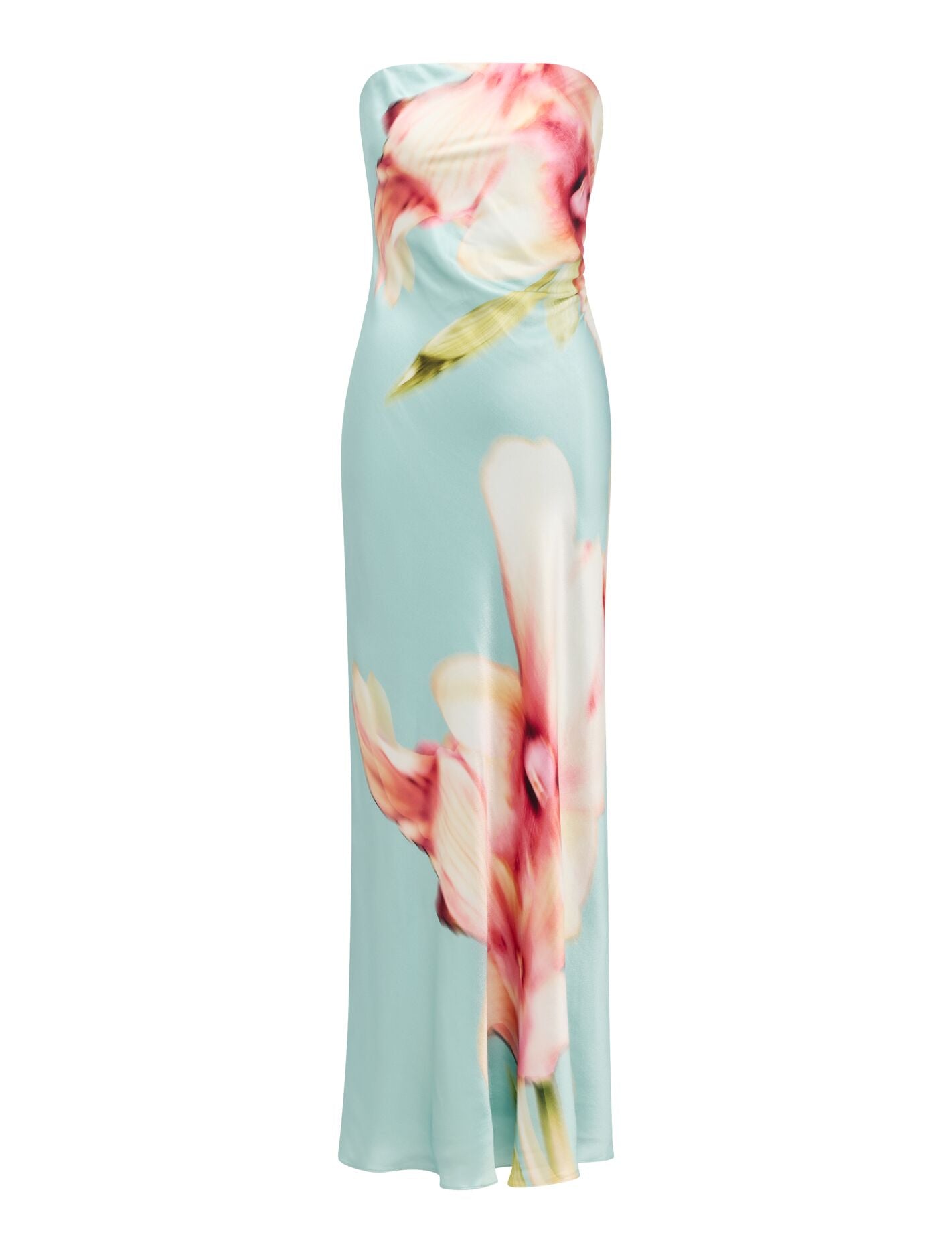 Estelle Satin Strapless Maxi Dress Forever New
