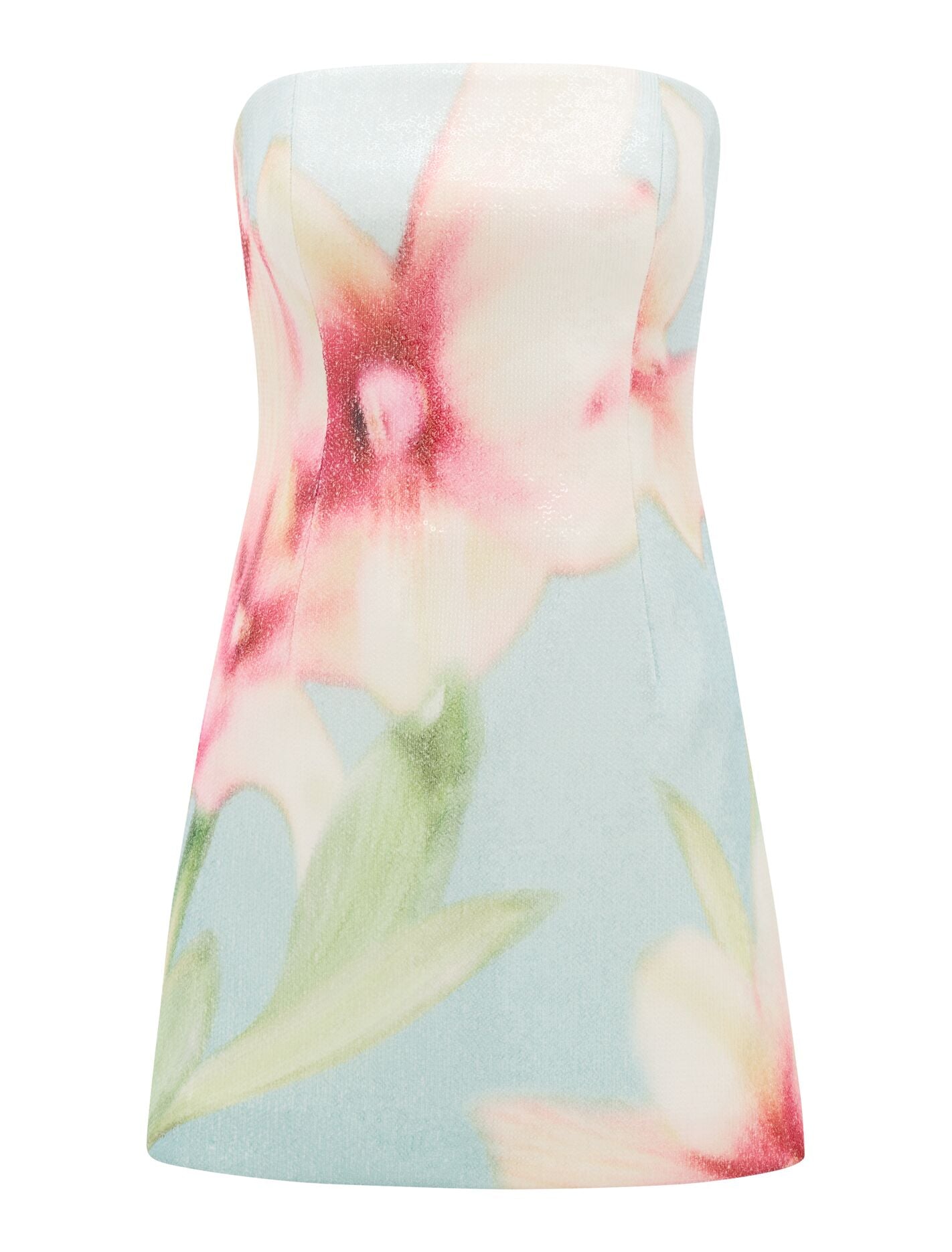 Ria Strapless Sequin Mini Dress Forever New