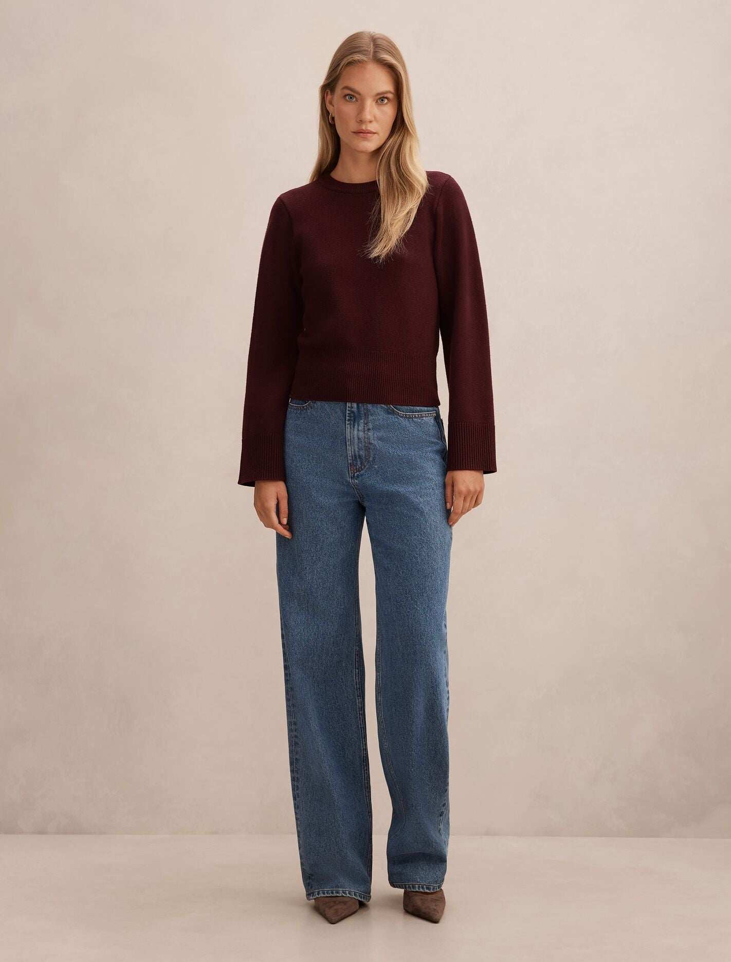 Ella Wide Sleeve Sweater Forever New