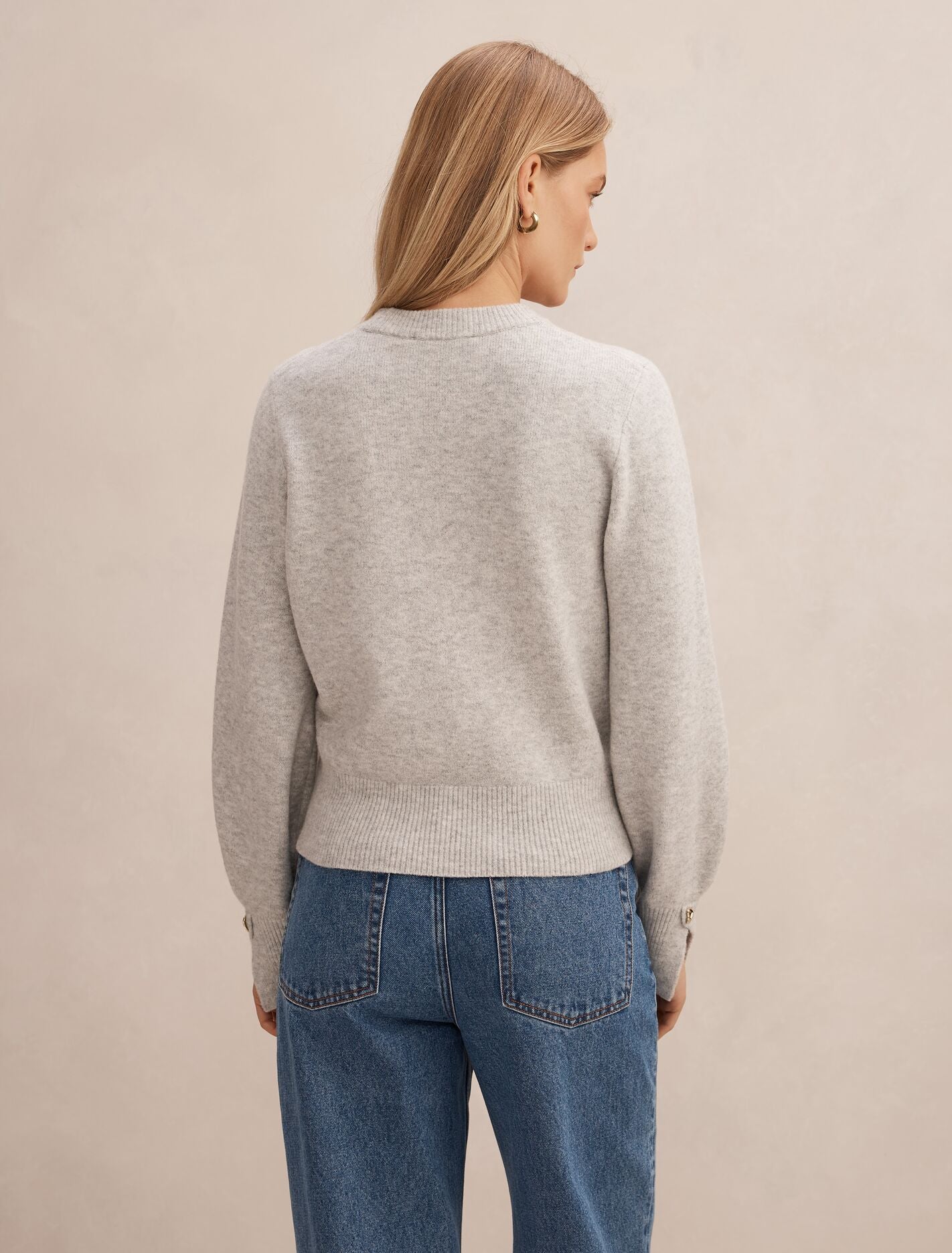 Ellie Cuff Detail Sweater Forever New