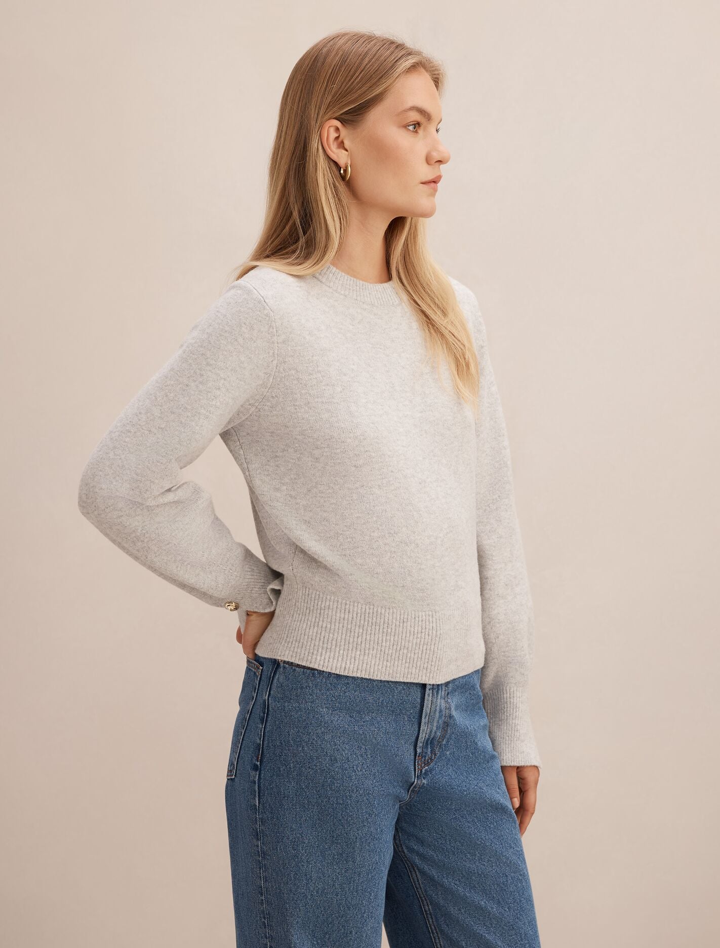 Ellie Cuff Detail Sweater Forever New