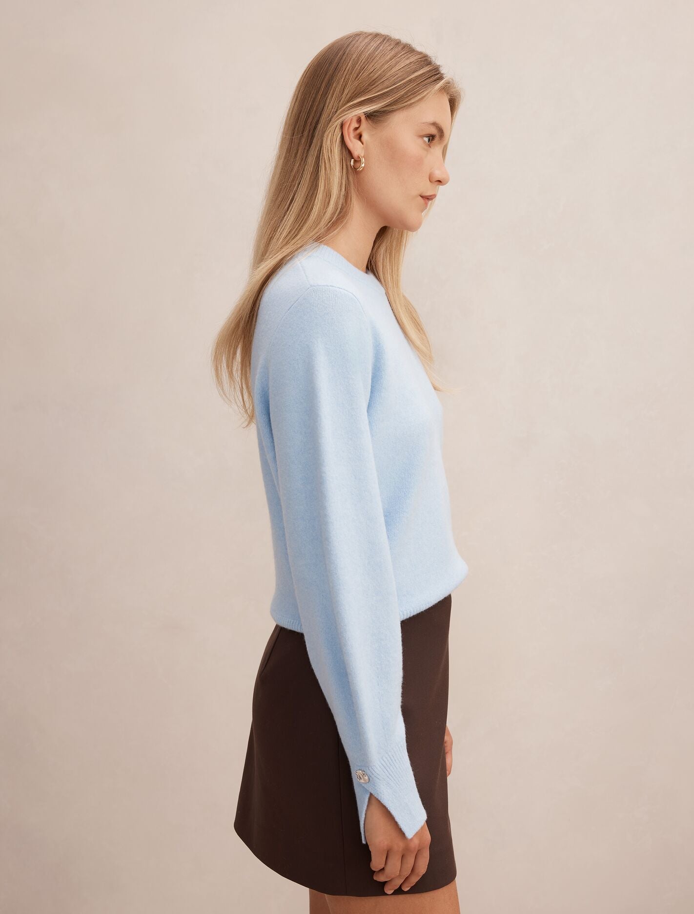 Ellie Cuff Detail Sweater Forever New