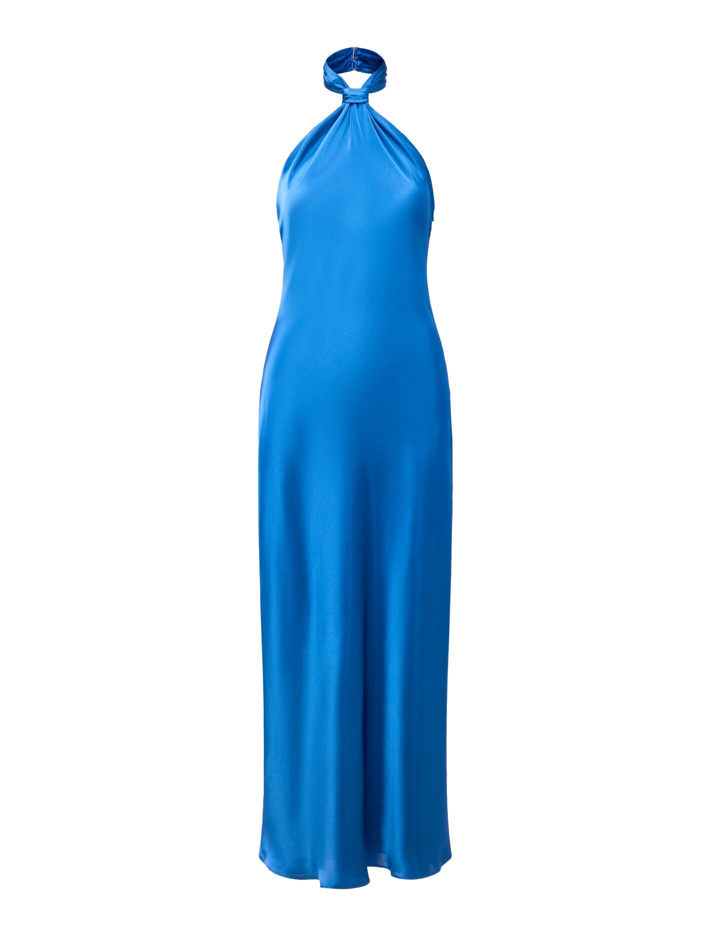 Yvette Halter Neck Satin Maxi Dress Forever New