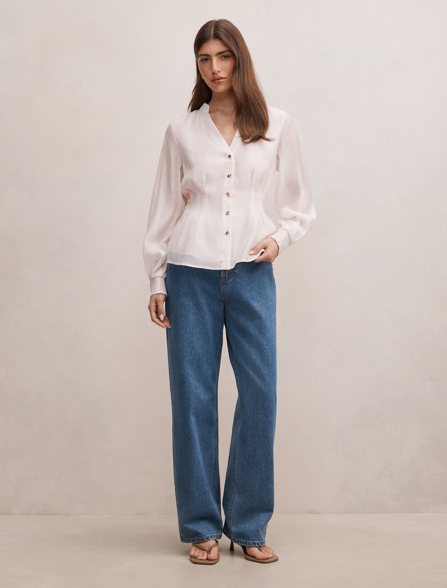 Indie Tuck Blouse Forever New