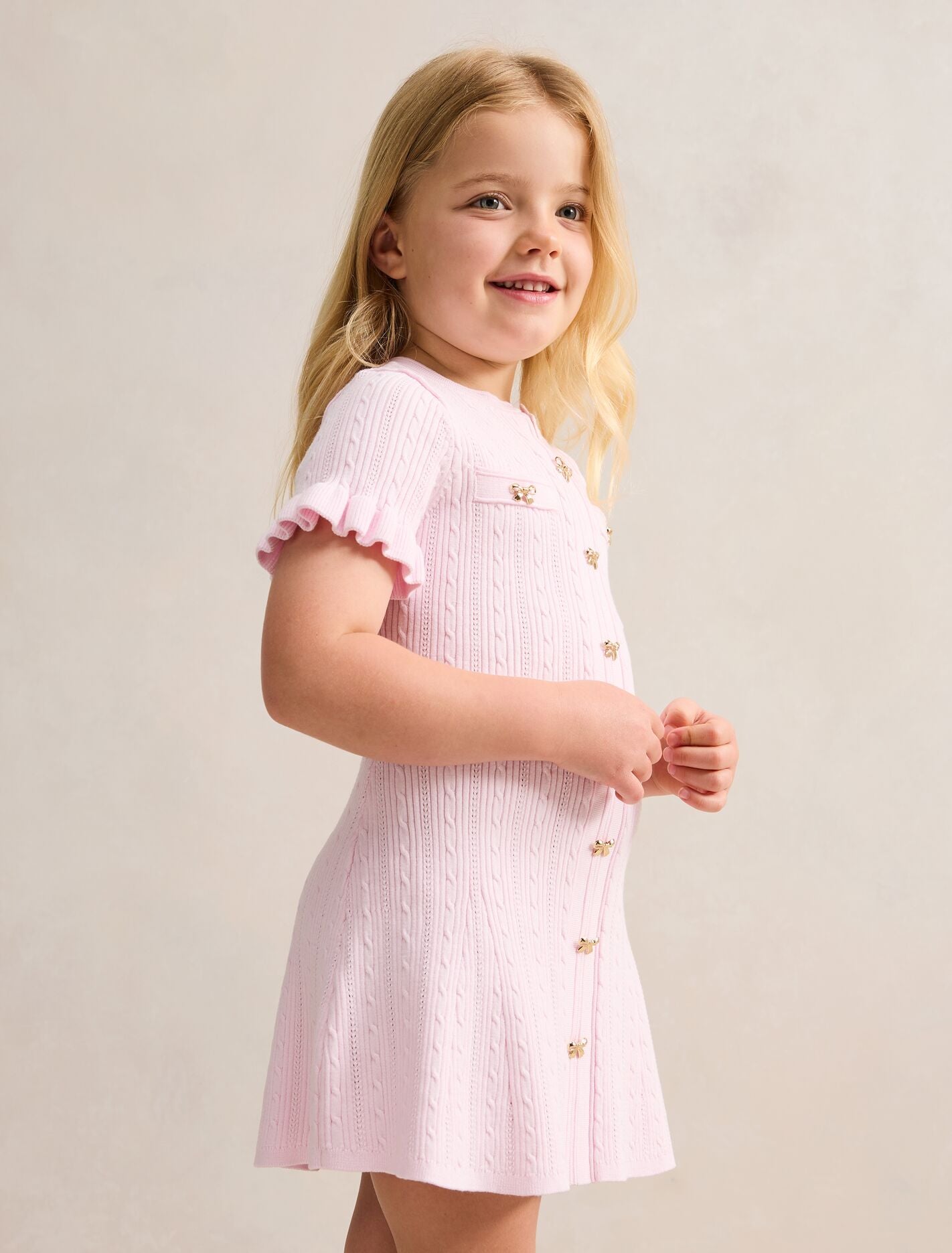 Violet Stitch Interest Girls Mini Dress Forever New