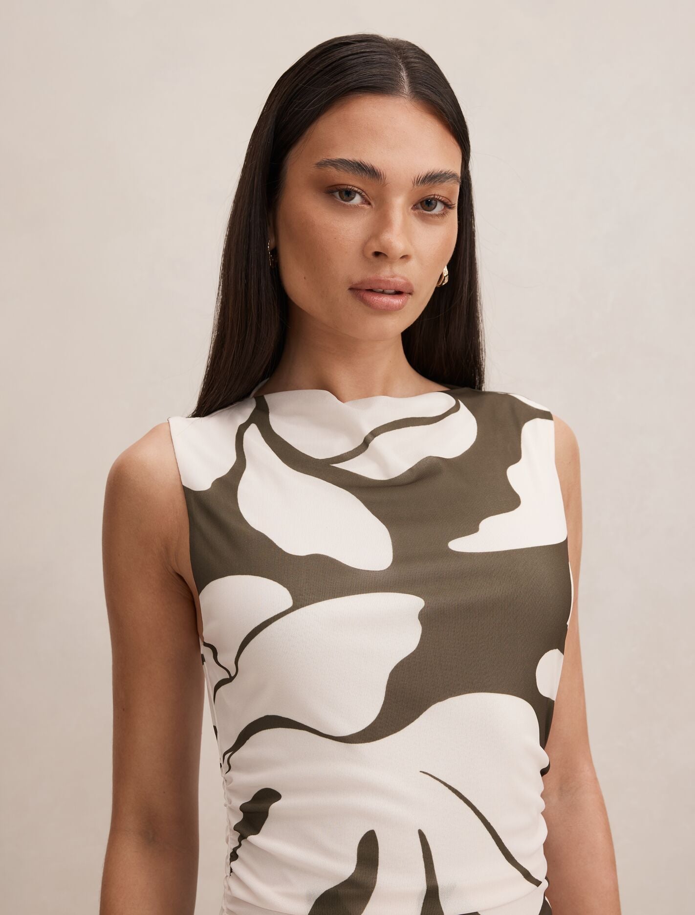 Allegra Mesh Midi Dress