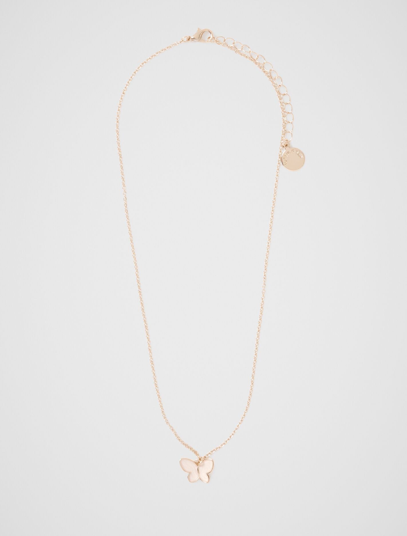 Betty Butterfly Necklace 0 Ivory Gold Forever New