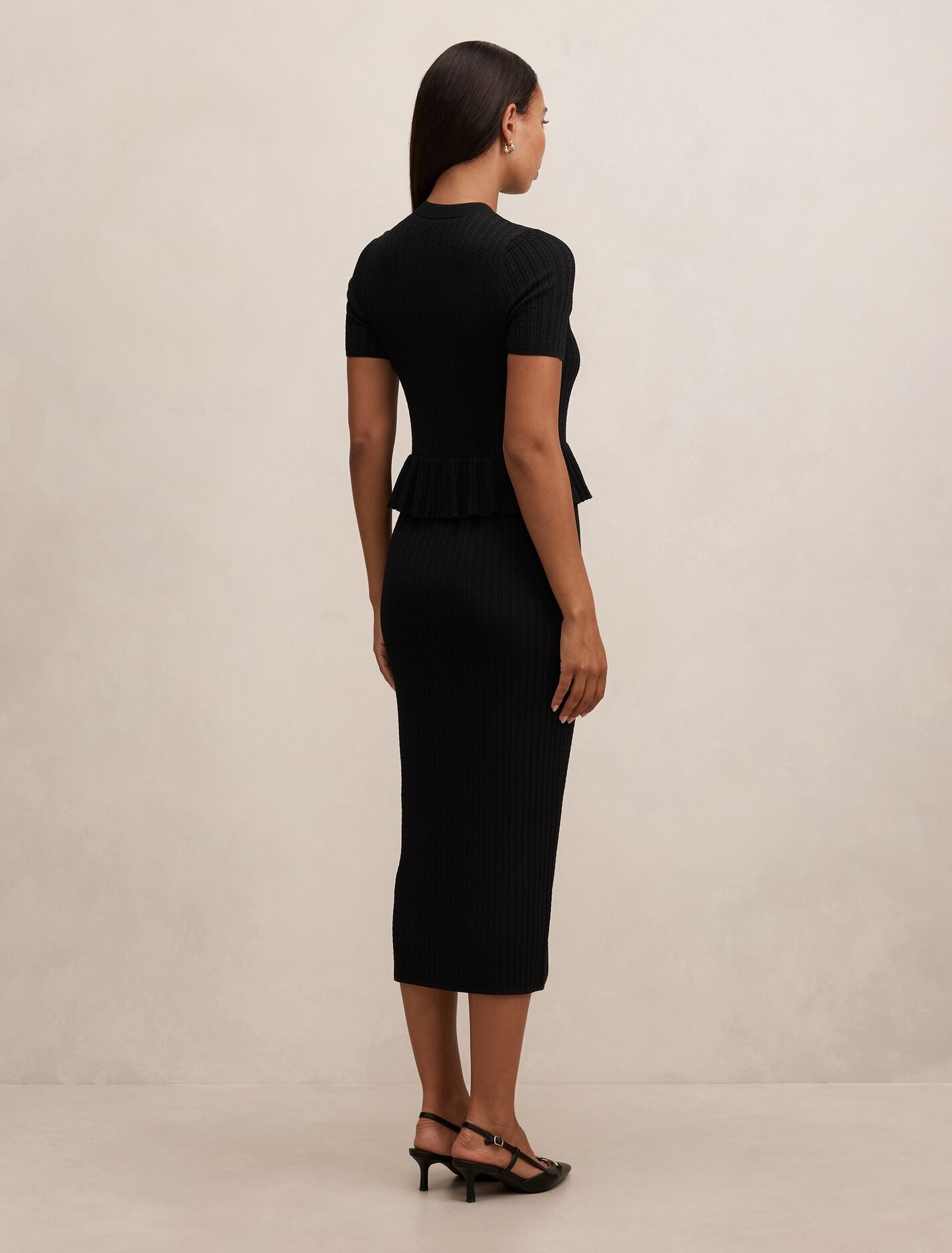 Tahlina Stitch Interest Midi Dress Forever New