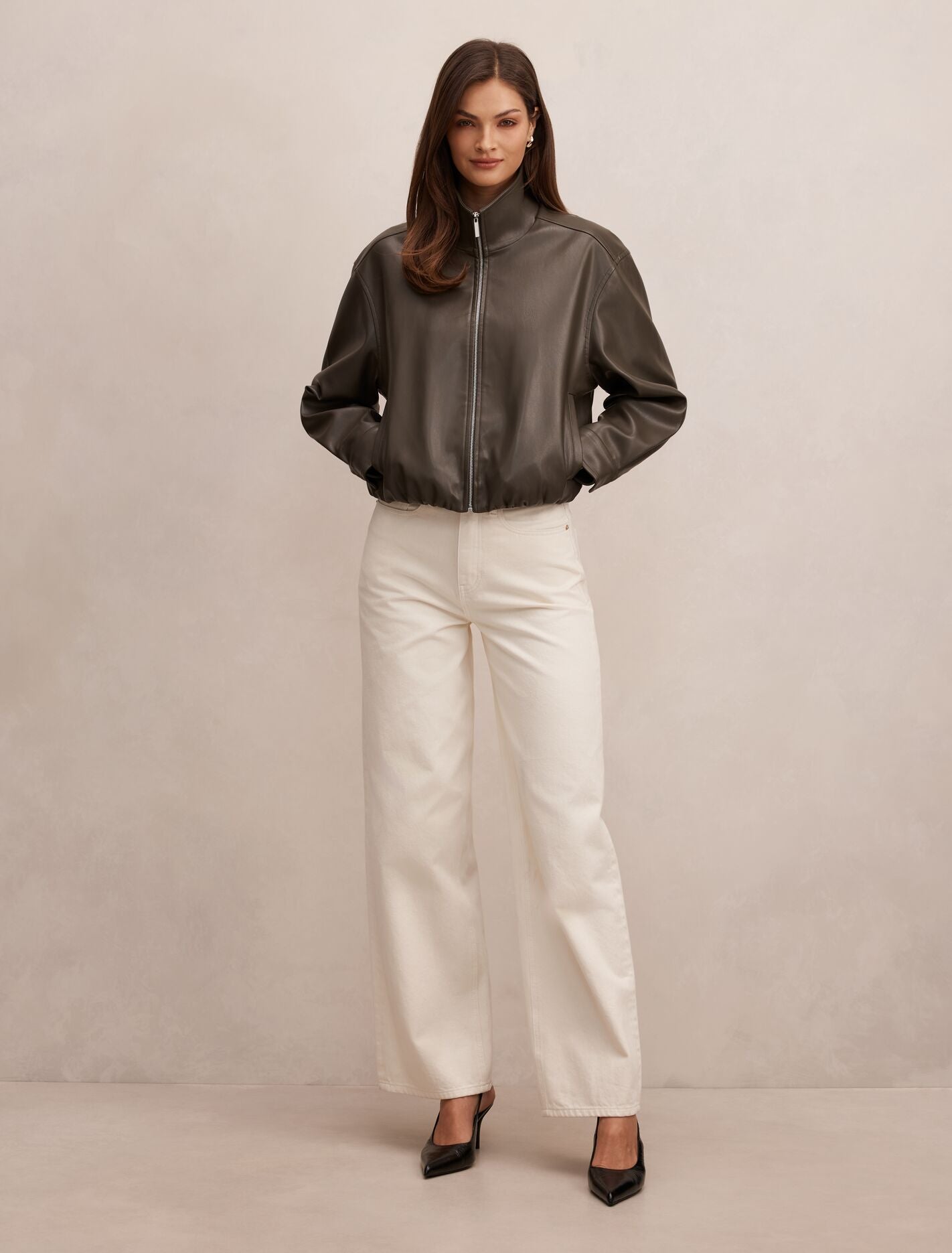 Julia Pu Funnel Neck Jacket