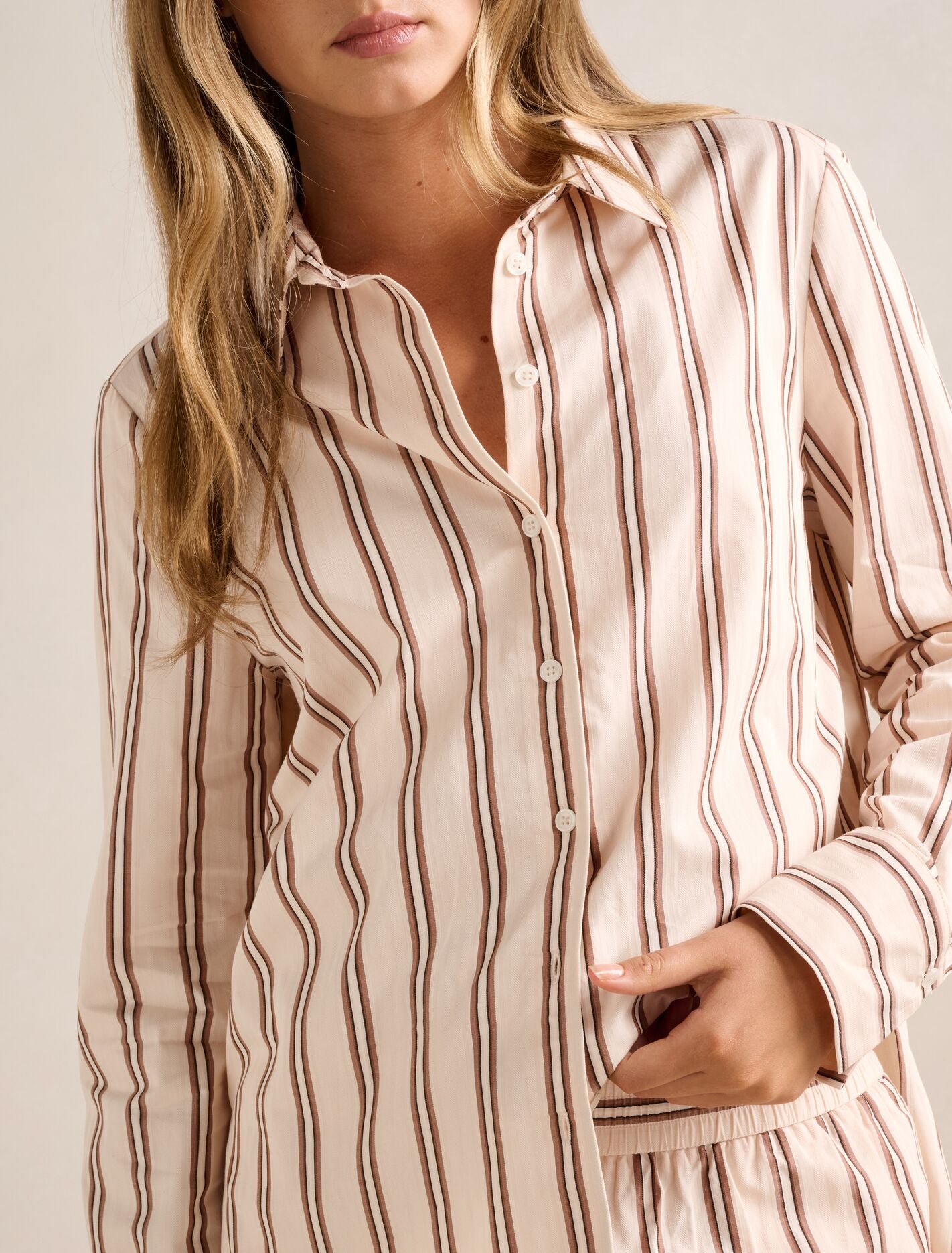 Raven Striped Cotton Shirt Forever New