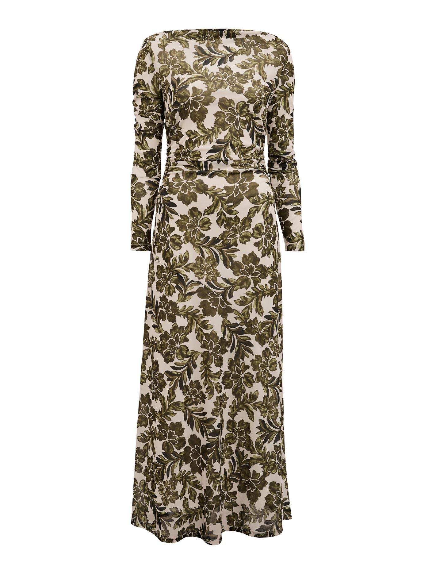 Georgia Long Sleeve Mesh Midi Dress