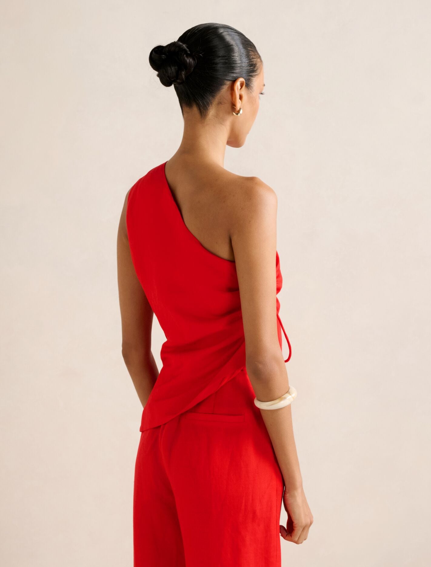 Noah Petite One Shoulder Top