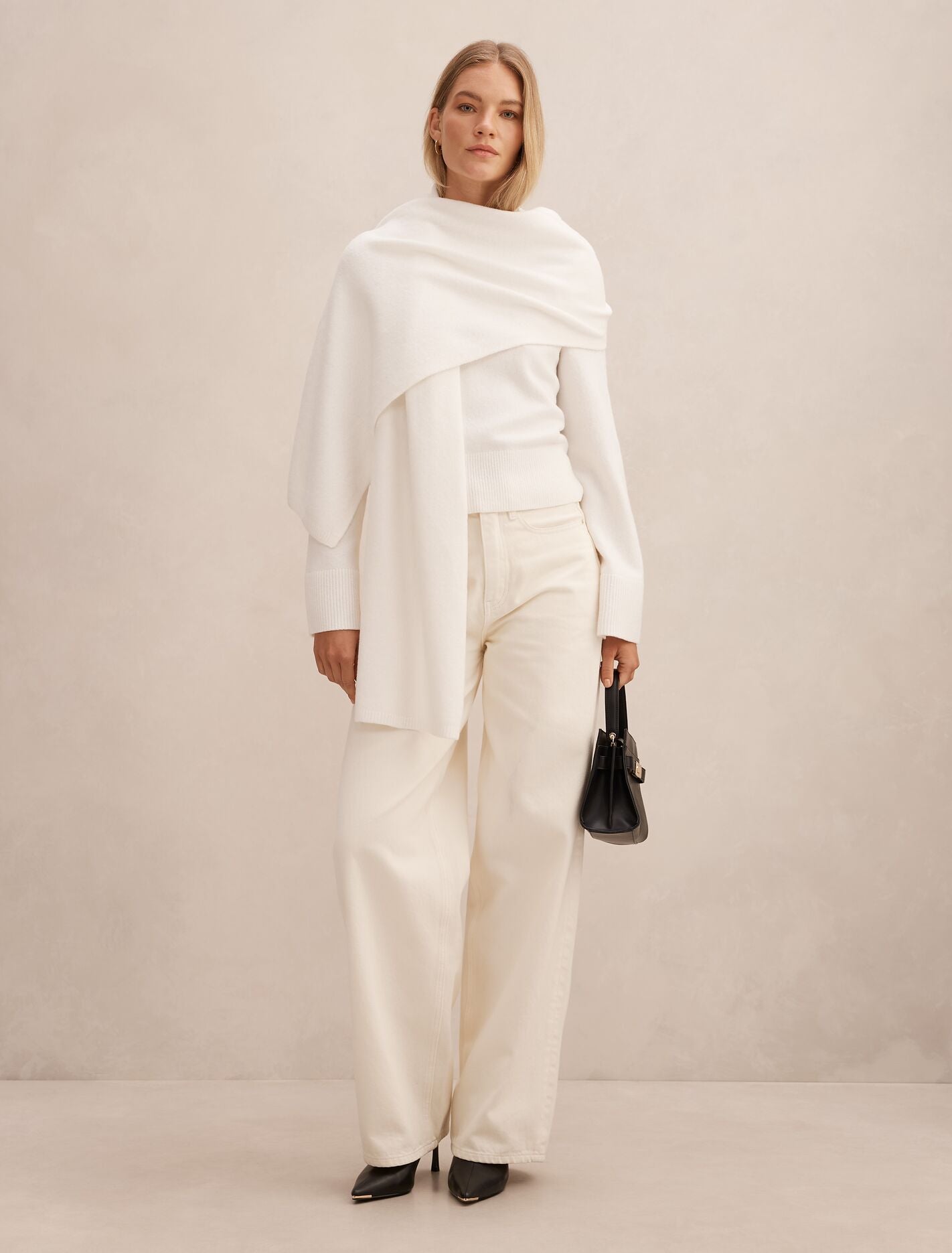 Melody Scarf Detail Sweater Forever New