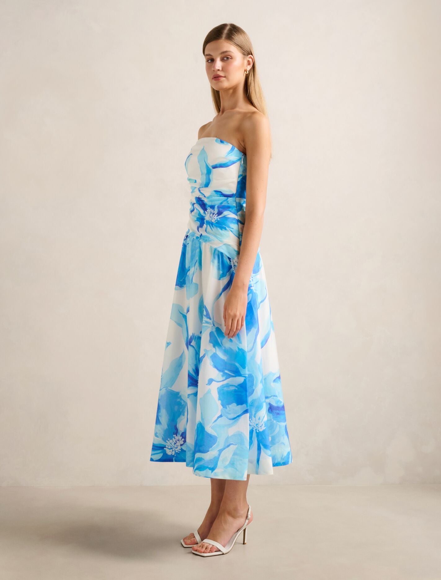 Ashton Ruched Midi Dress Forever New