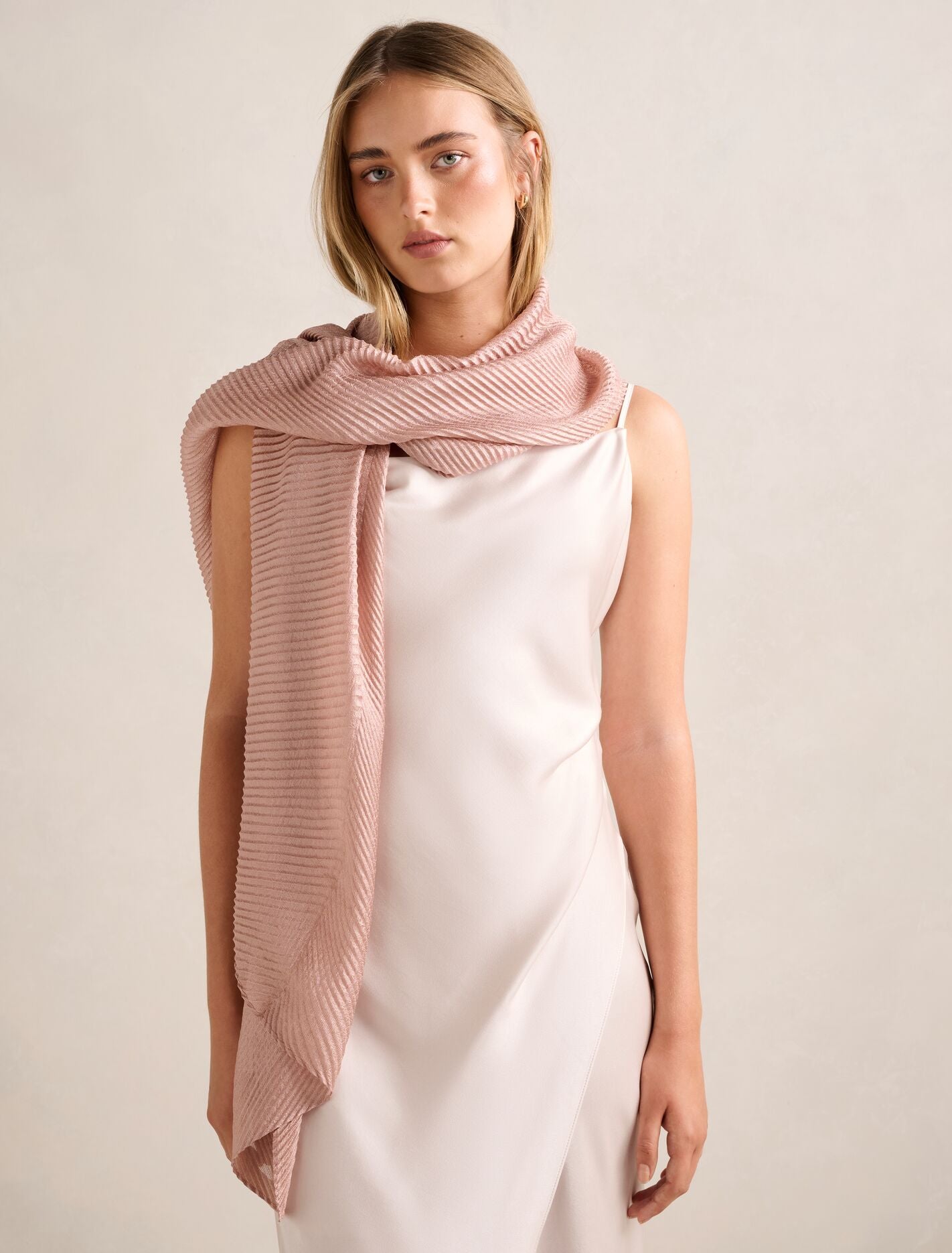 Harriet Pleated Scarf