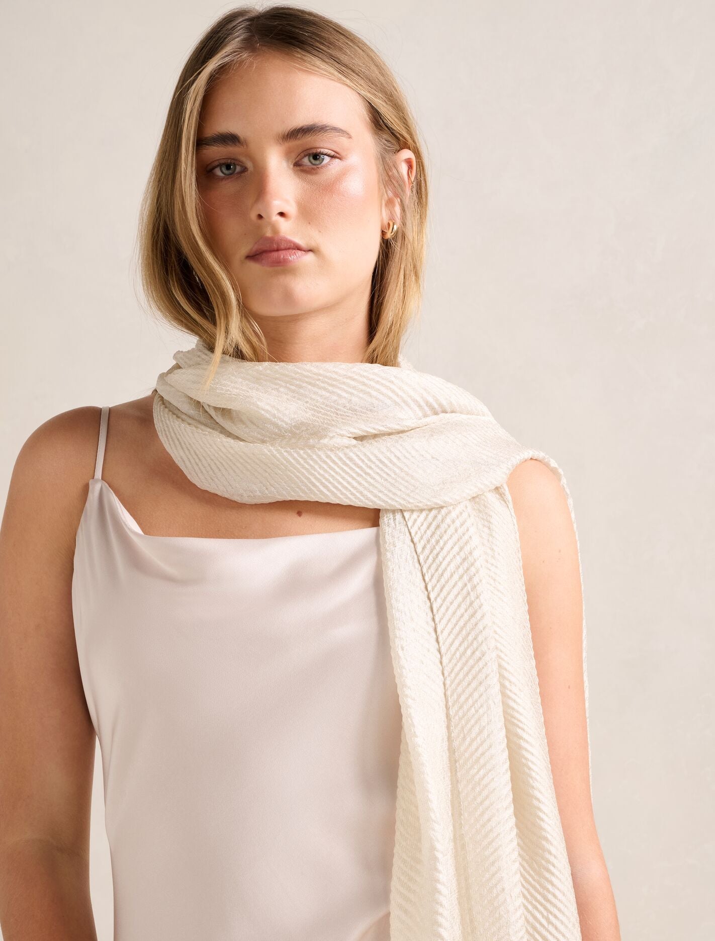 Harriet Pleated Scarf
