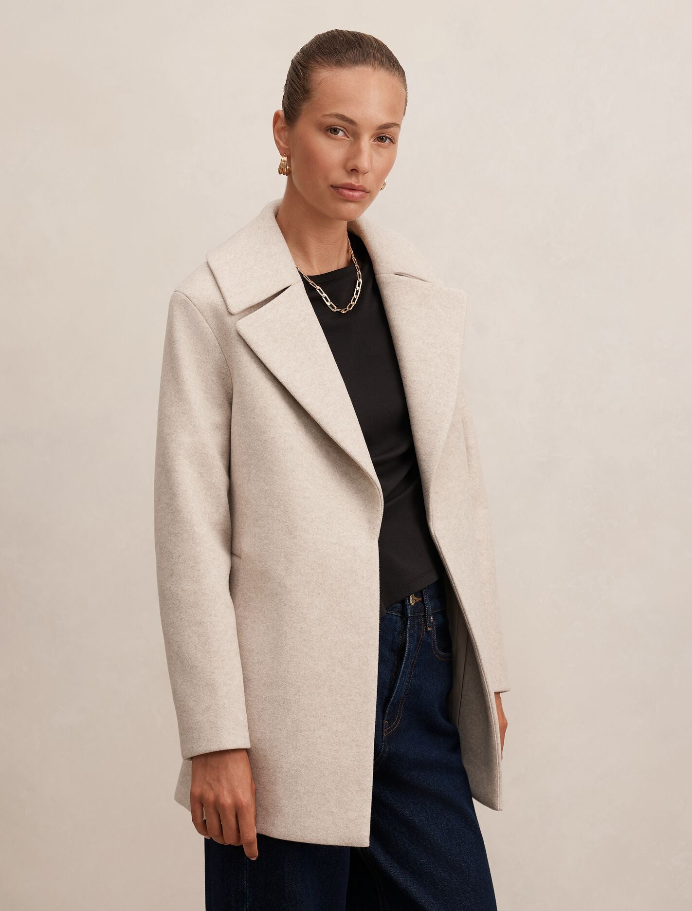 Sabrina Short Wrap Coat Forever New