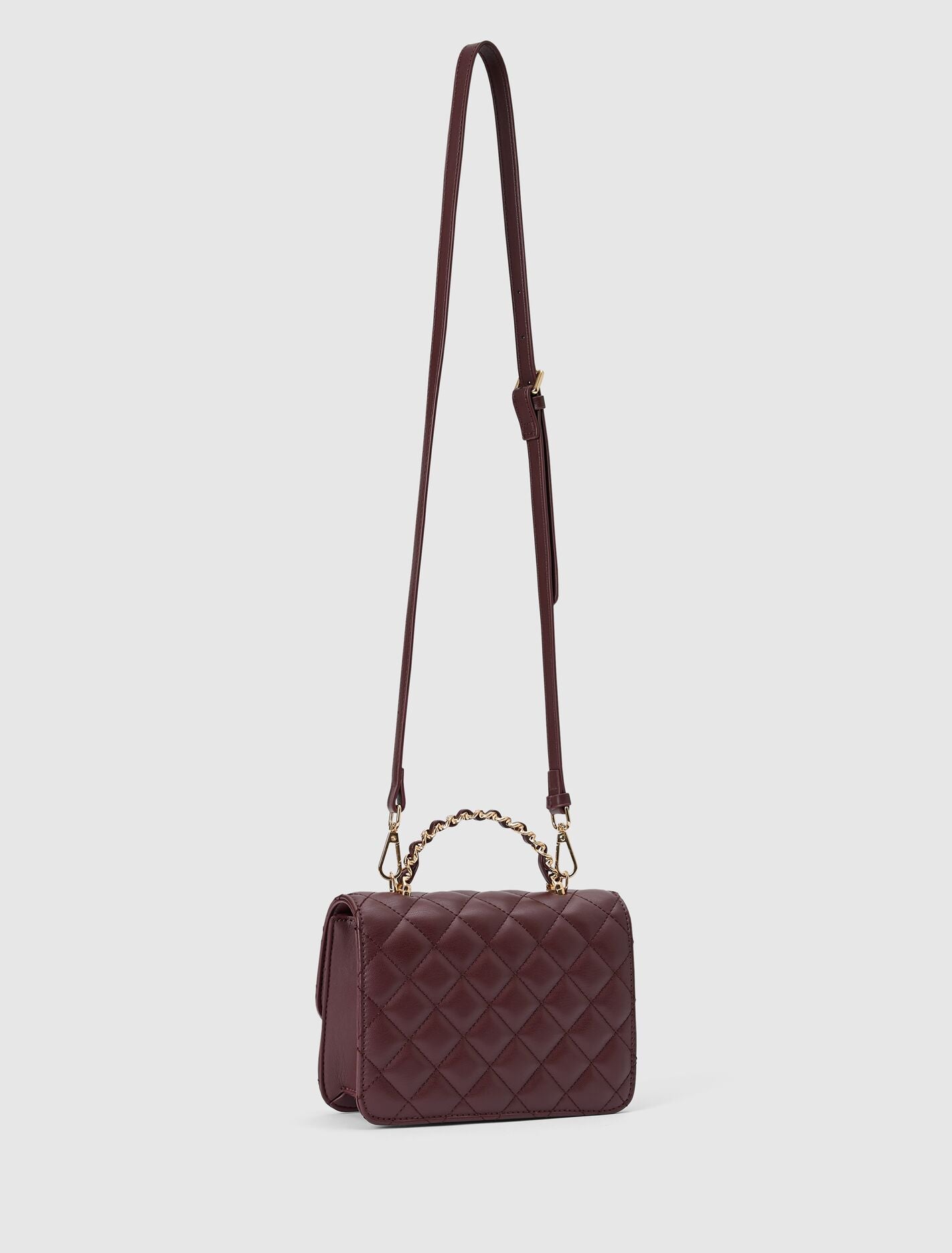 Azalea Quilt Metal Top Handle Bag Forever New