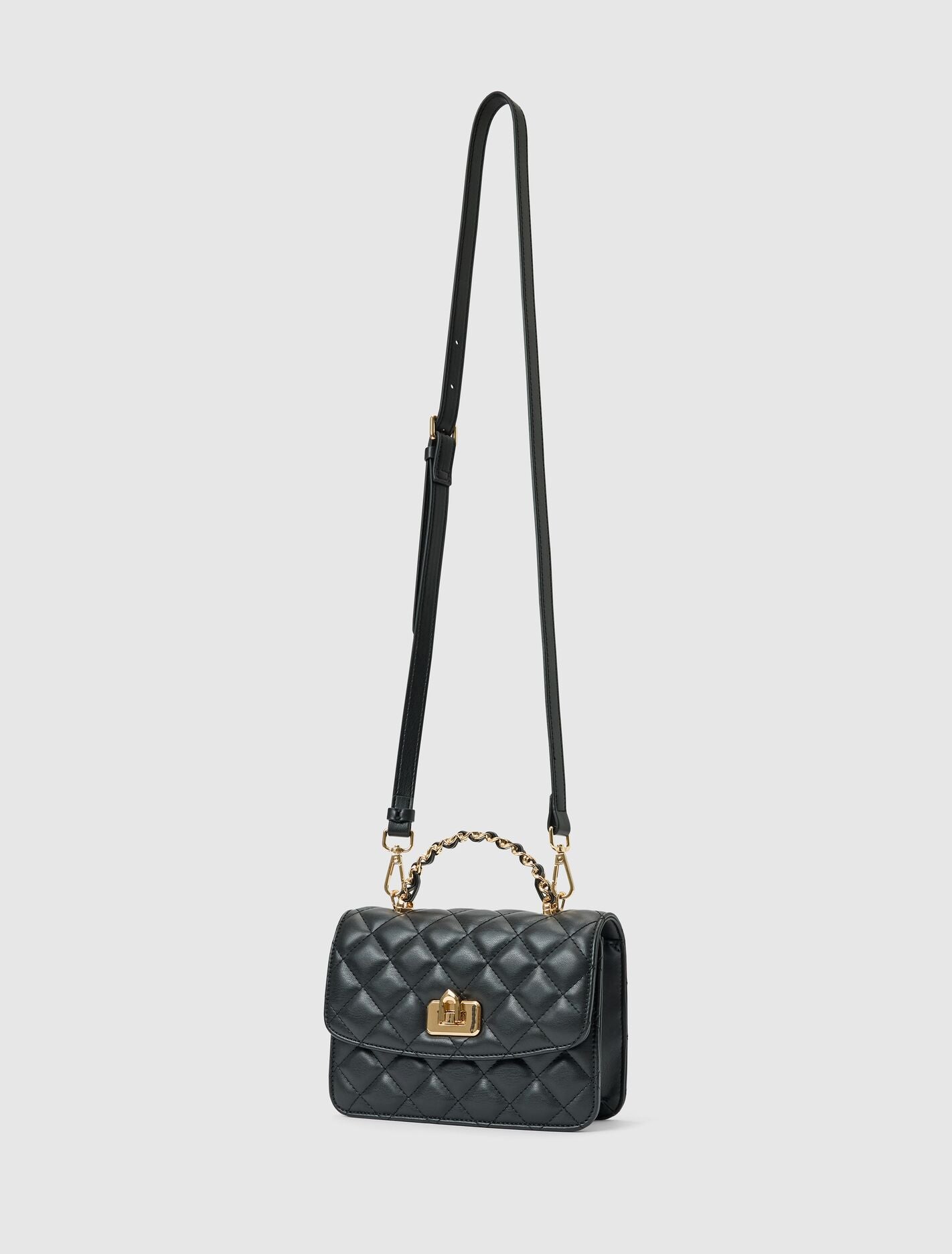 Azalea Quilt Metal Top Handle Bag Forever New