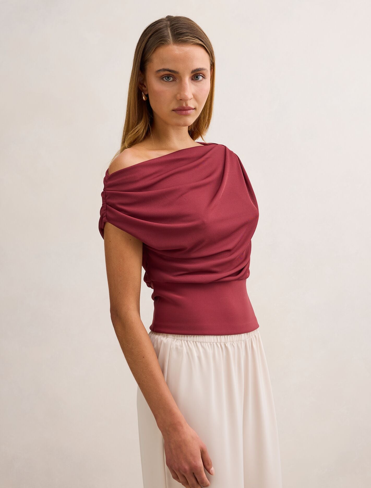 Kenna Tipped Mesh Top Forever New