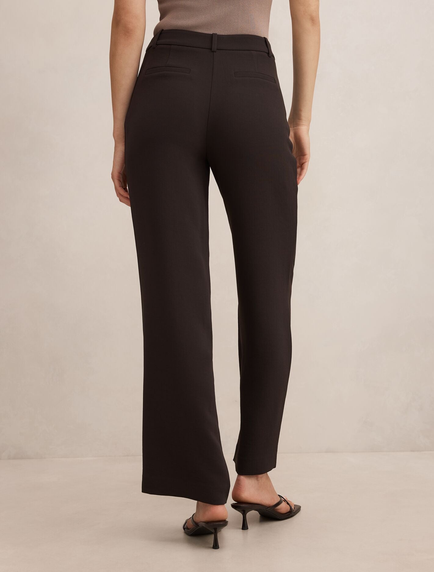 Daphne Mid Waist Straight Leg Pants Forever New