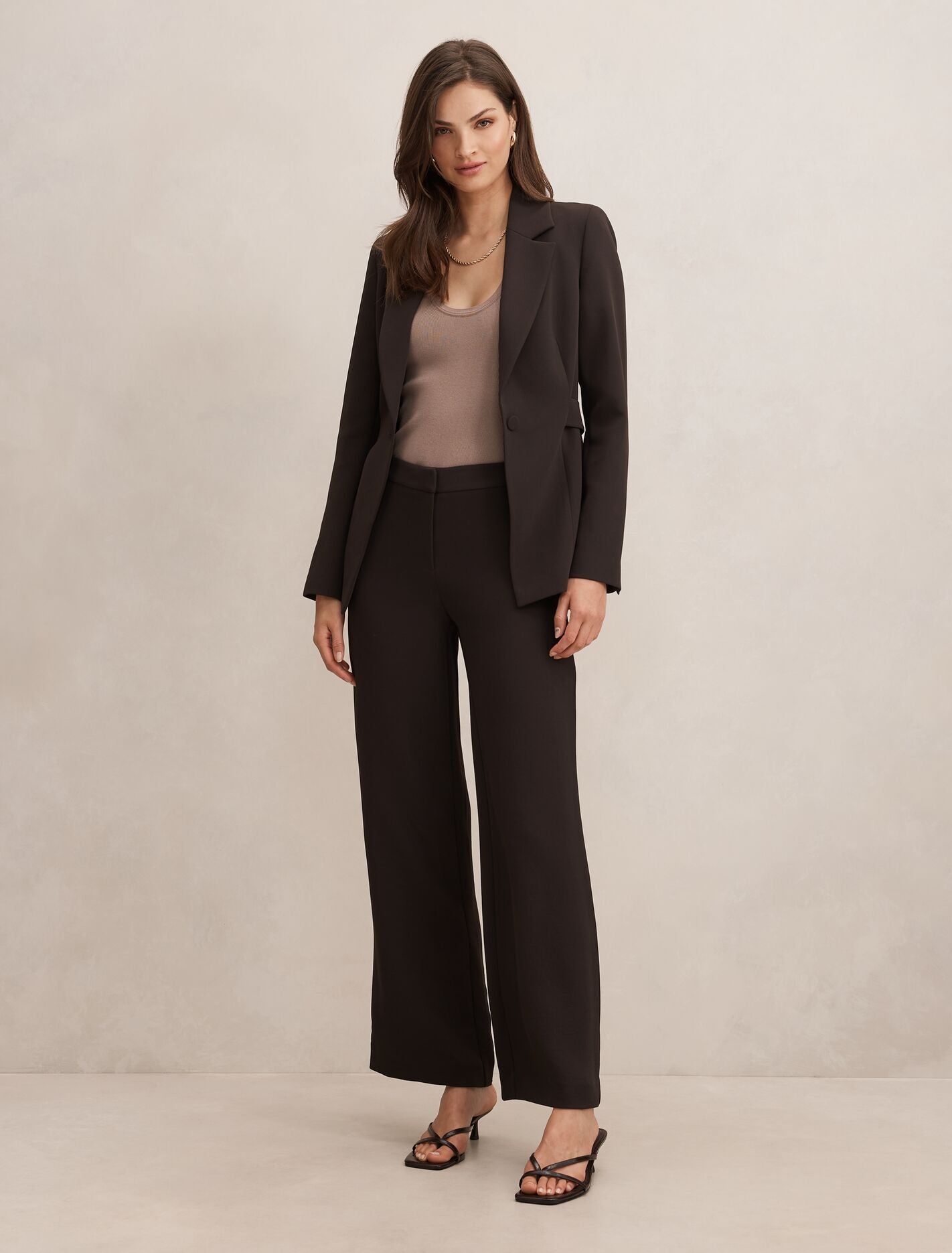 Daphne Mid Waist Straight Leg Pants Forever New