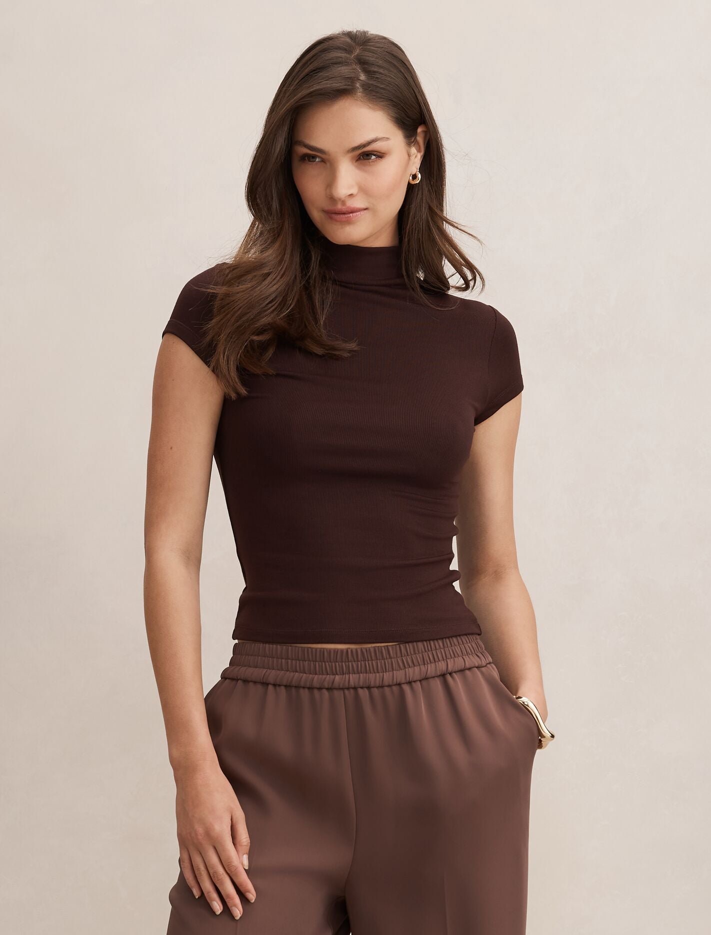 Ruby Grown On Neck Baby T-shirt Chocolate Forever New