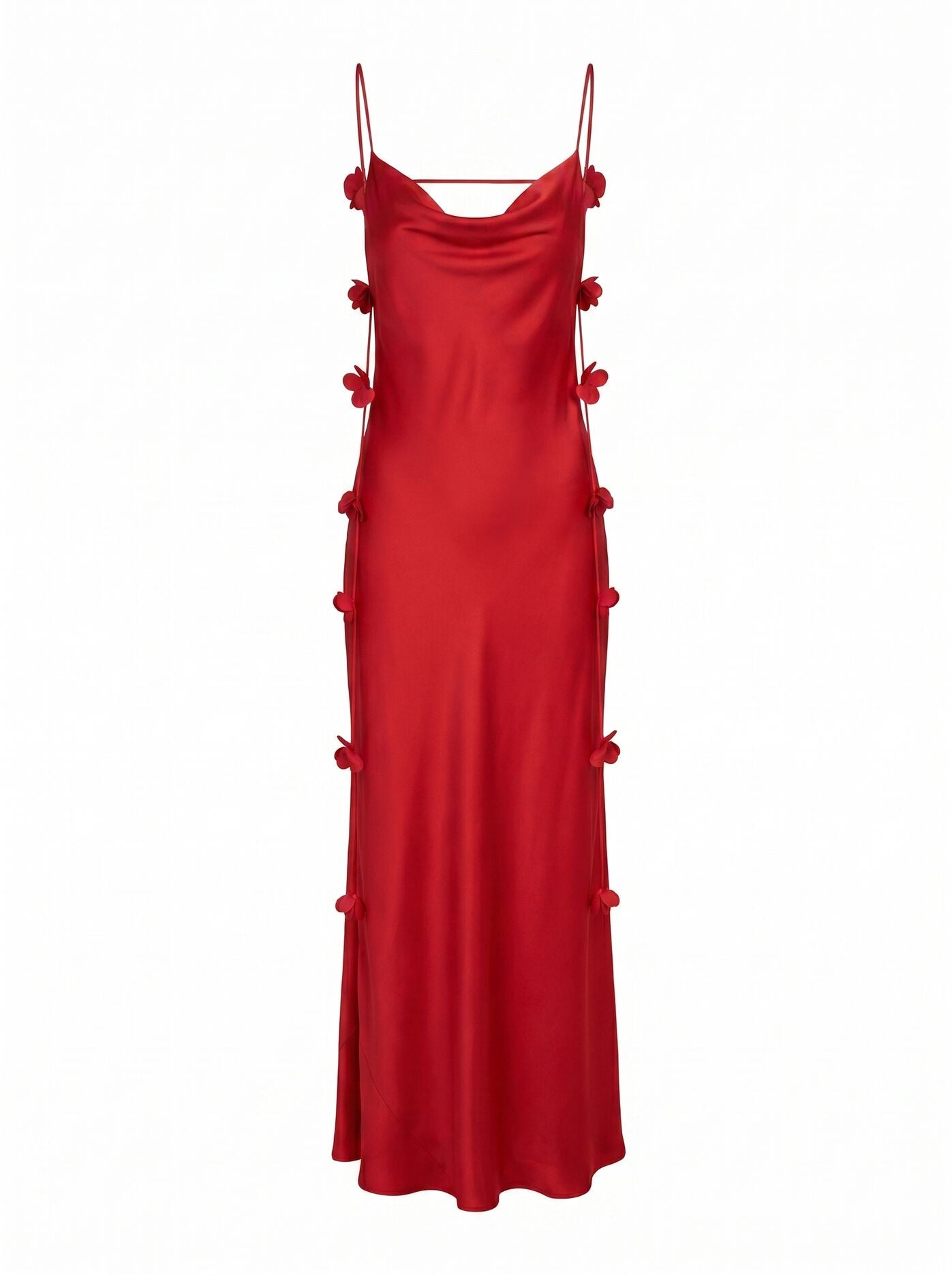 Amery 3D Floral Satin Maxi Dress Forever New