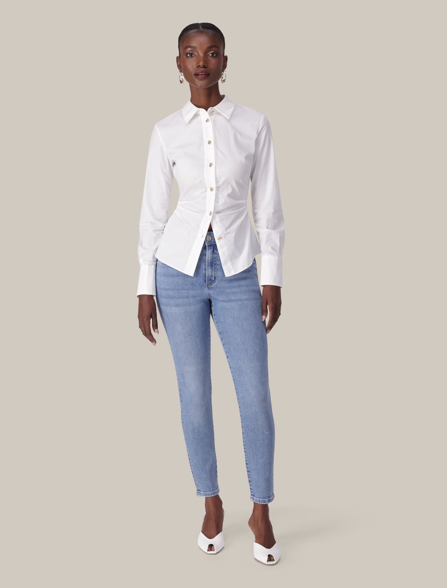 Nala Mid-Rise Skinny Jeans Forever New