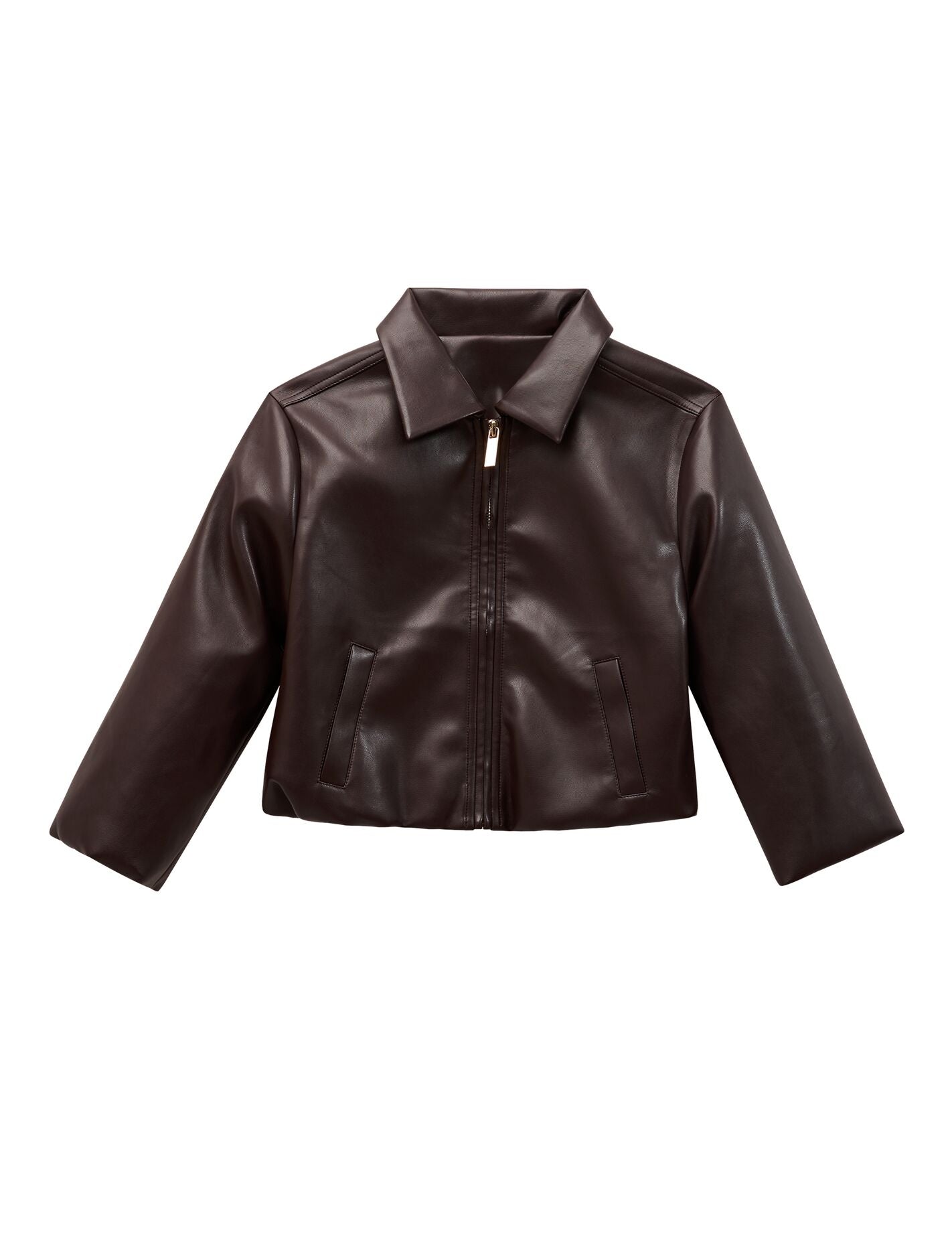Laura Girls Faux Leather Bomber Jacket Forever New
