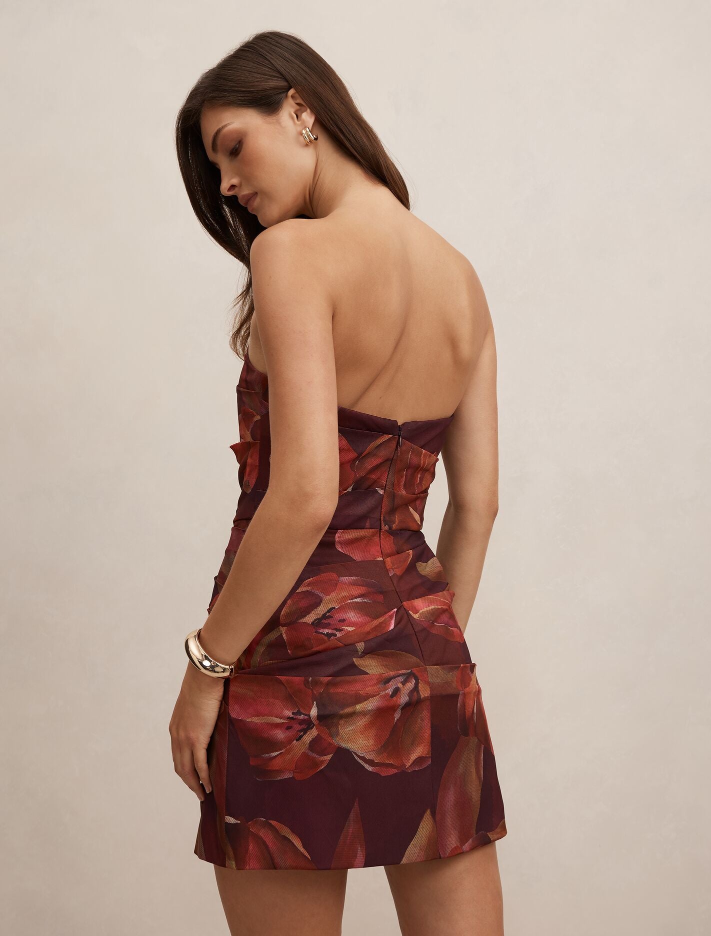 Zephina Strapless Mini Dress Forever New
