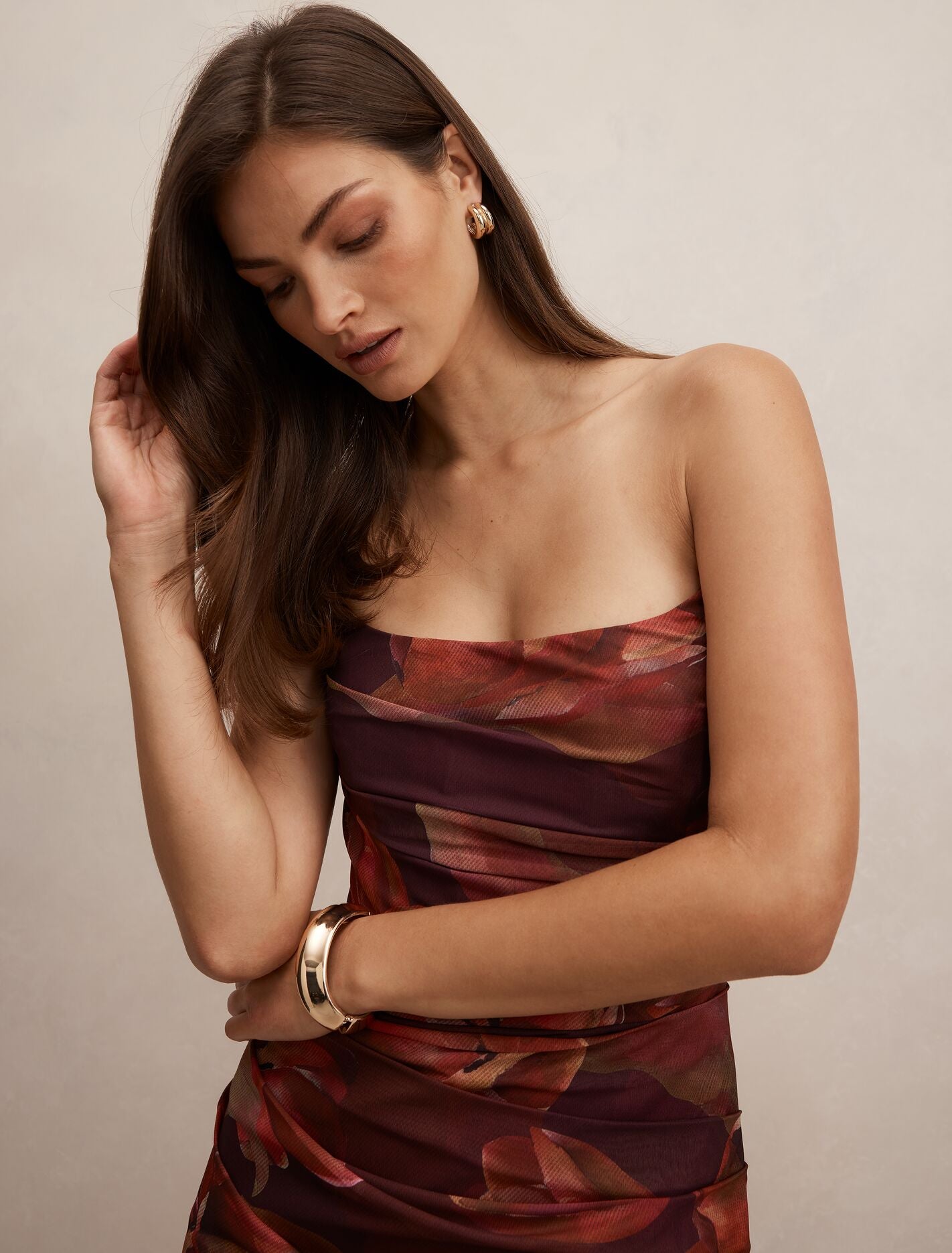 Zephina Strapless Mini Dress Forever New