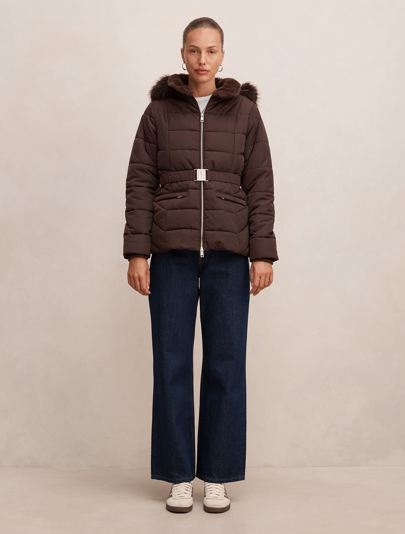 Macey Short Puffer Jacket Forever New