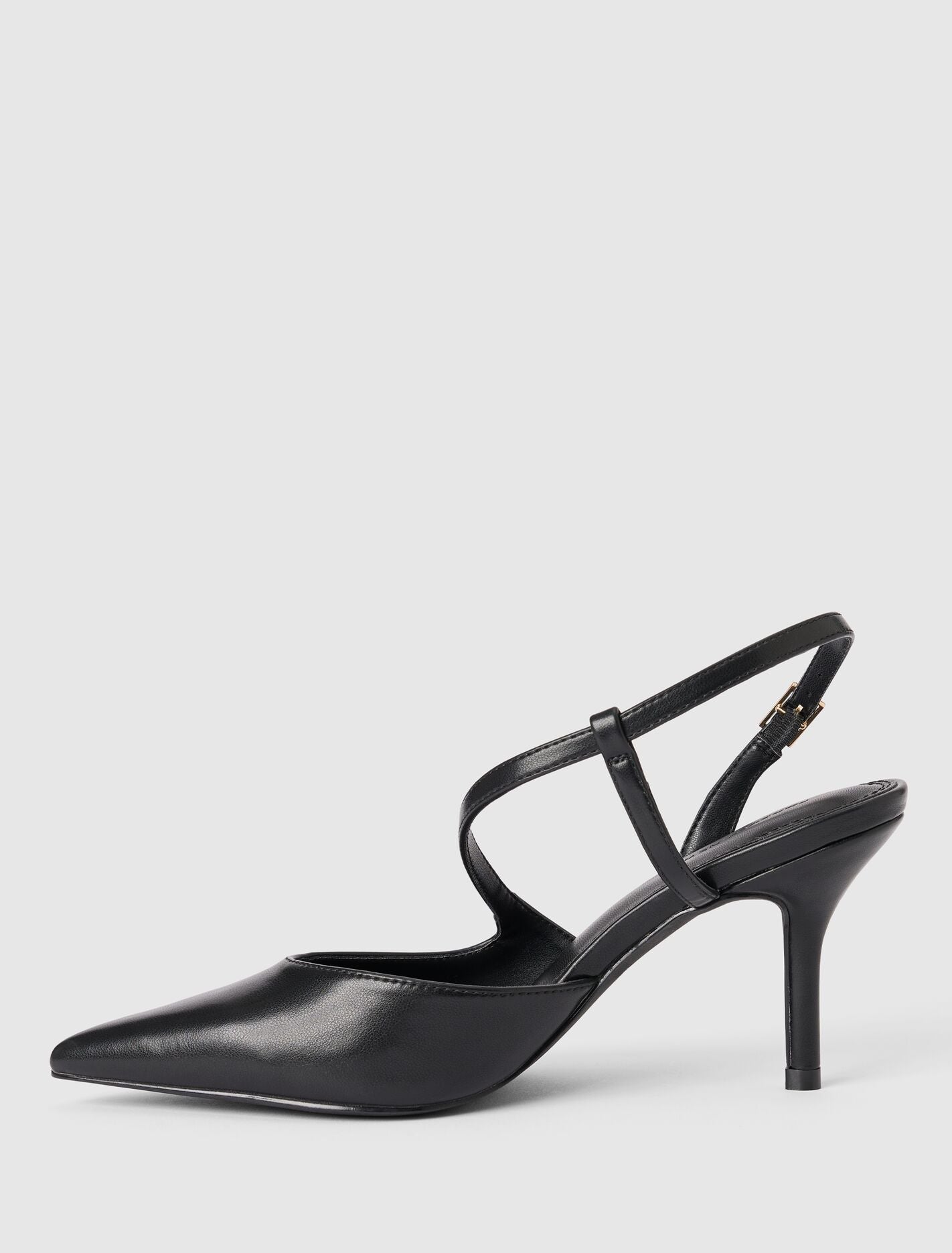 Lisa Asymmetrical Strapping Detail Court Heel Forever New
