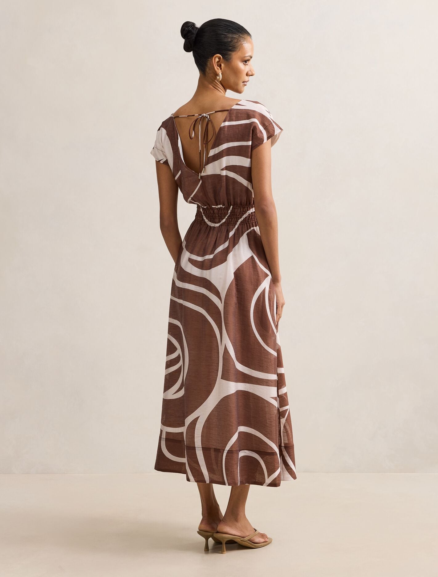 Callie Petite Ruched Midi Dress Forever New