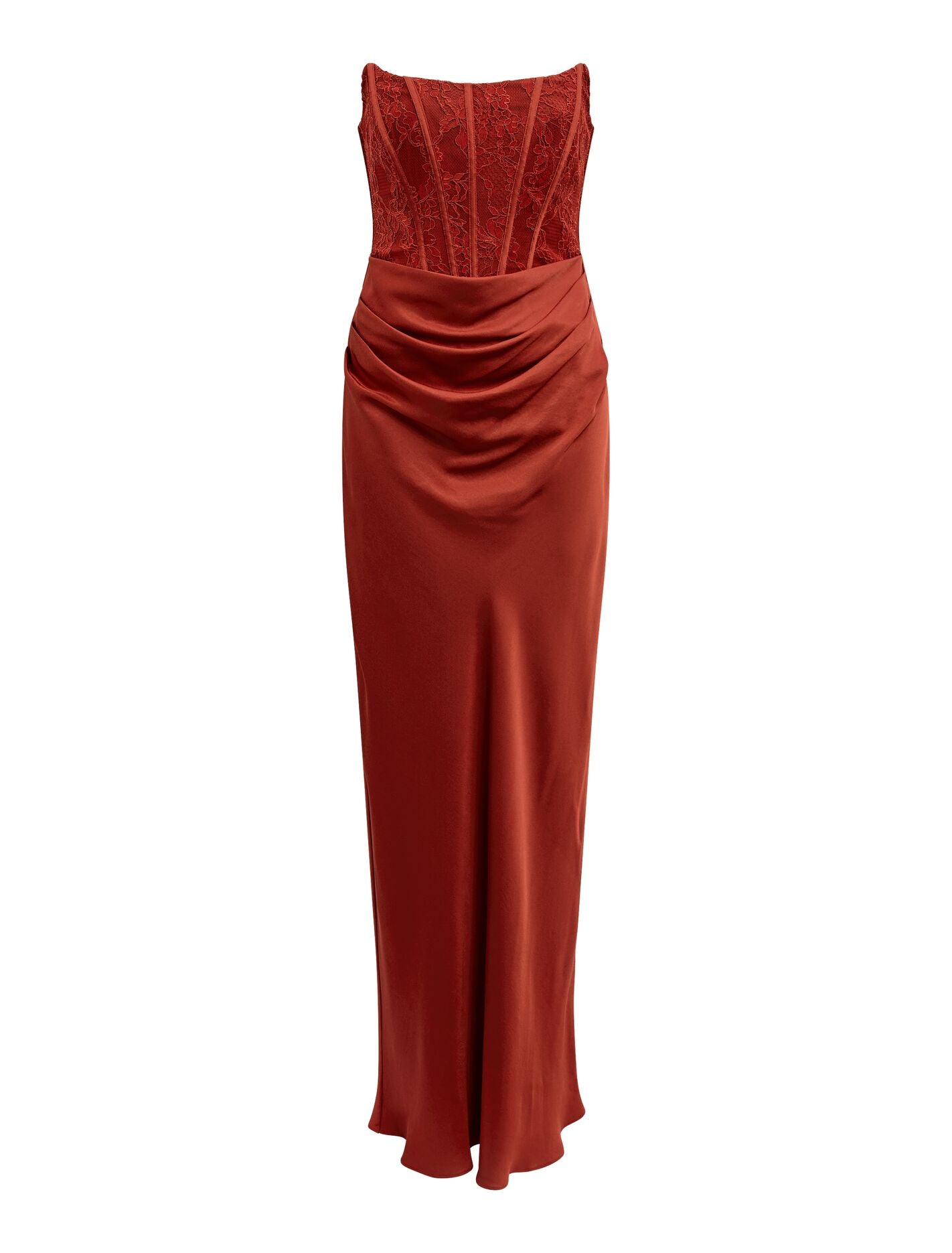 Ivy Lace Corset Drape Maxi Dress Forever New