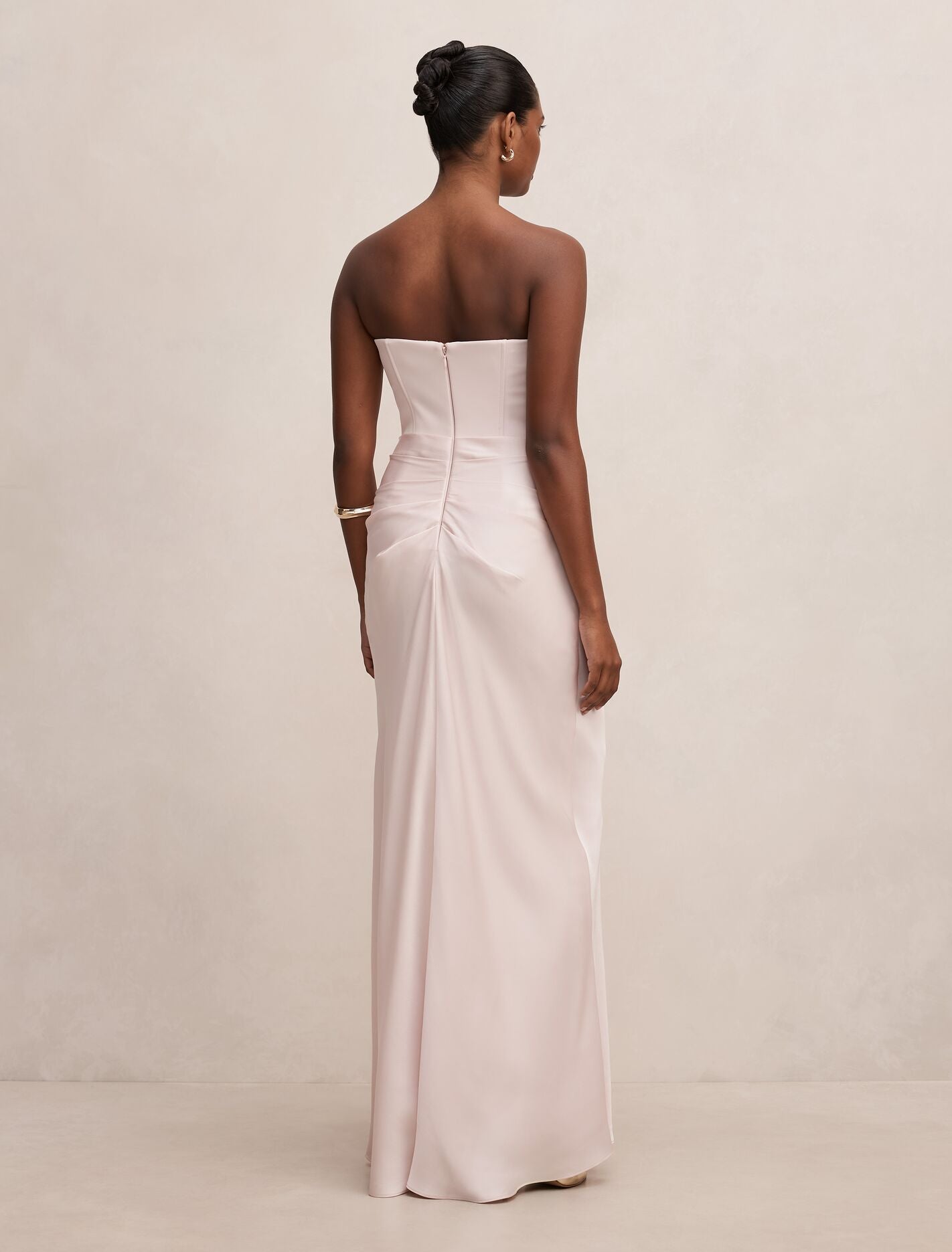 Isra Petite Drape Strapless Maxi Dress Forever New