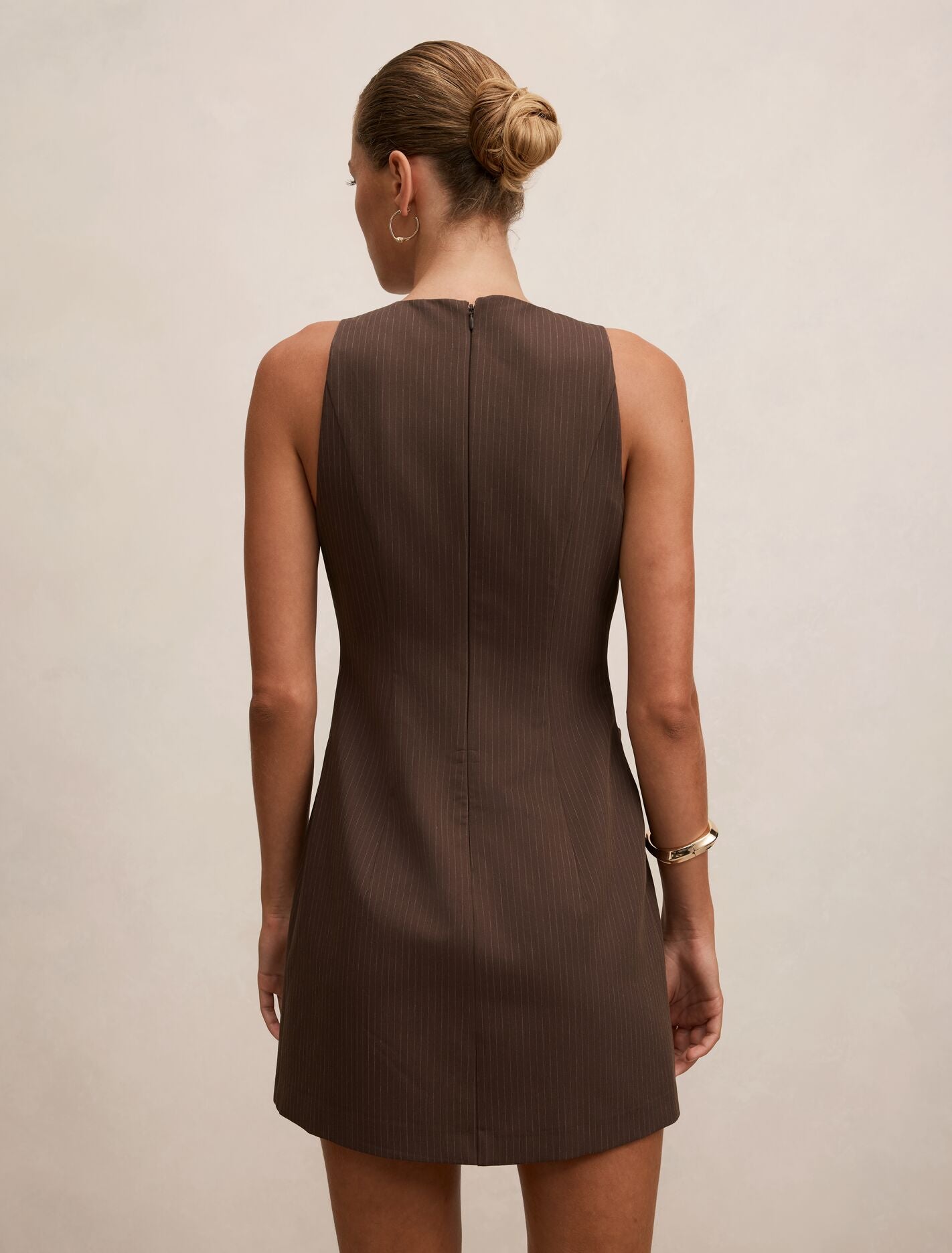 Essie Pinstripe Mini Dress Forever New