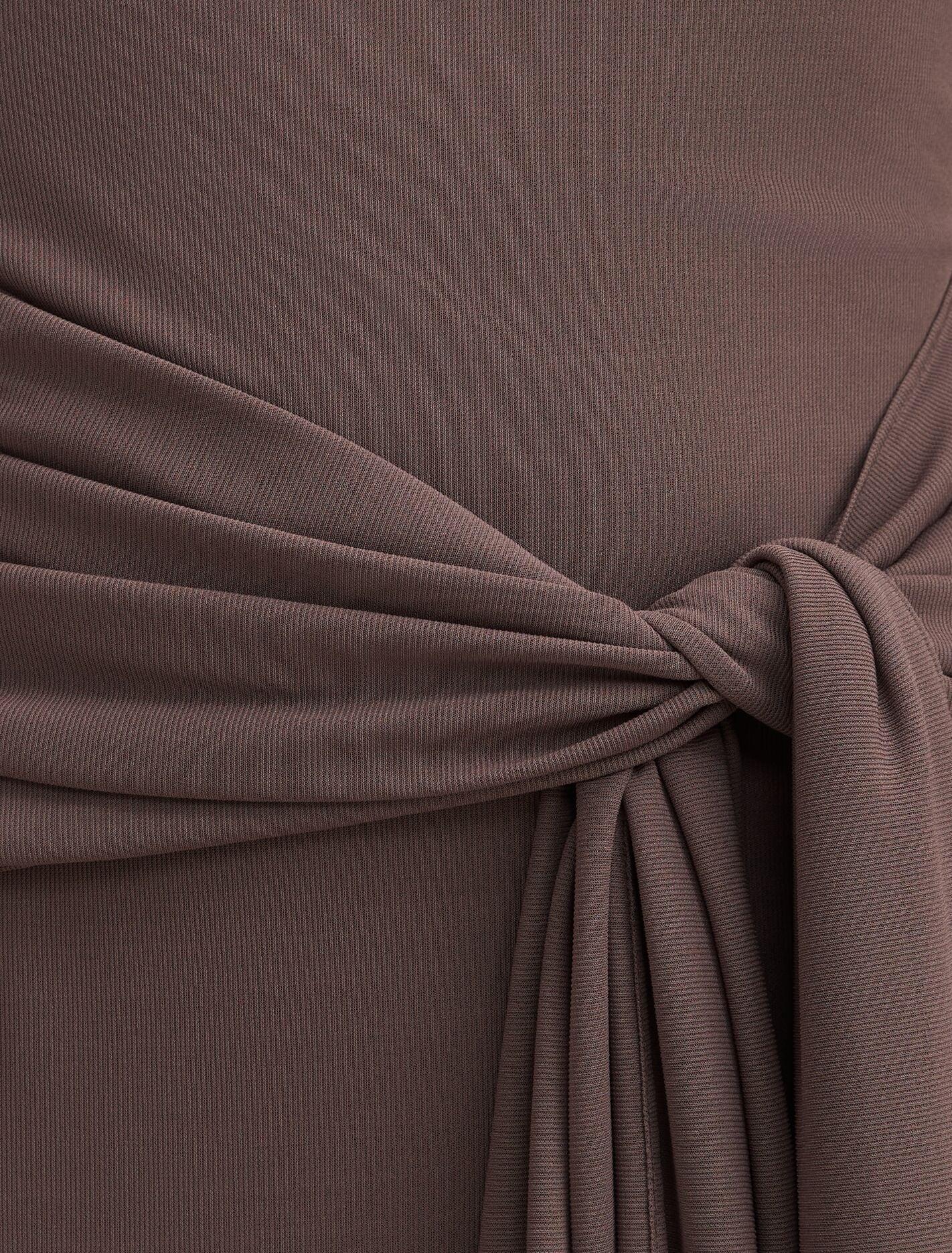 Piper Draped Tie Mesh Midi Dress Forever New