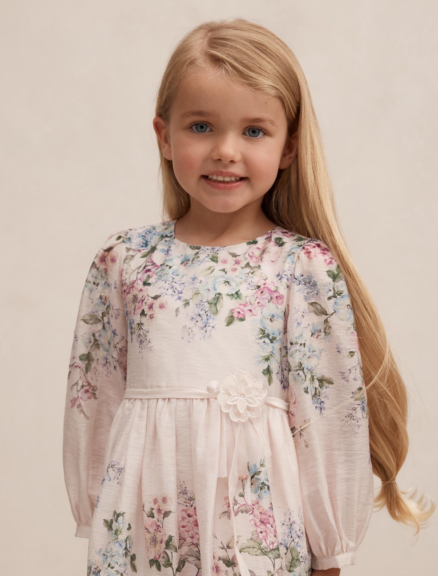 Liliana Girls Long Sleeve Dress Forever New