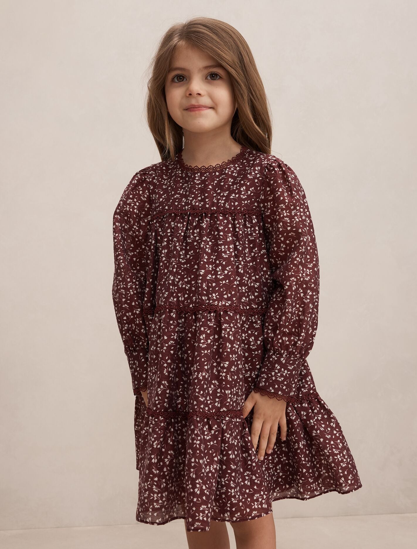 Cecilia Girls Long Sleeve Dress Forever New