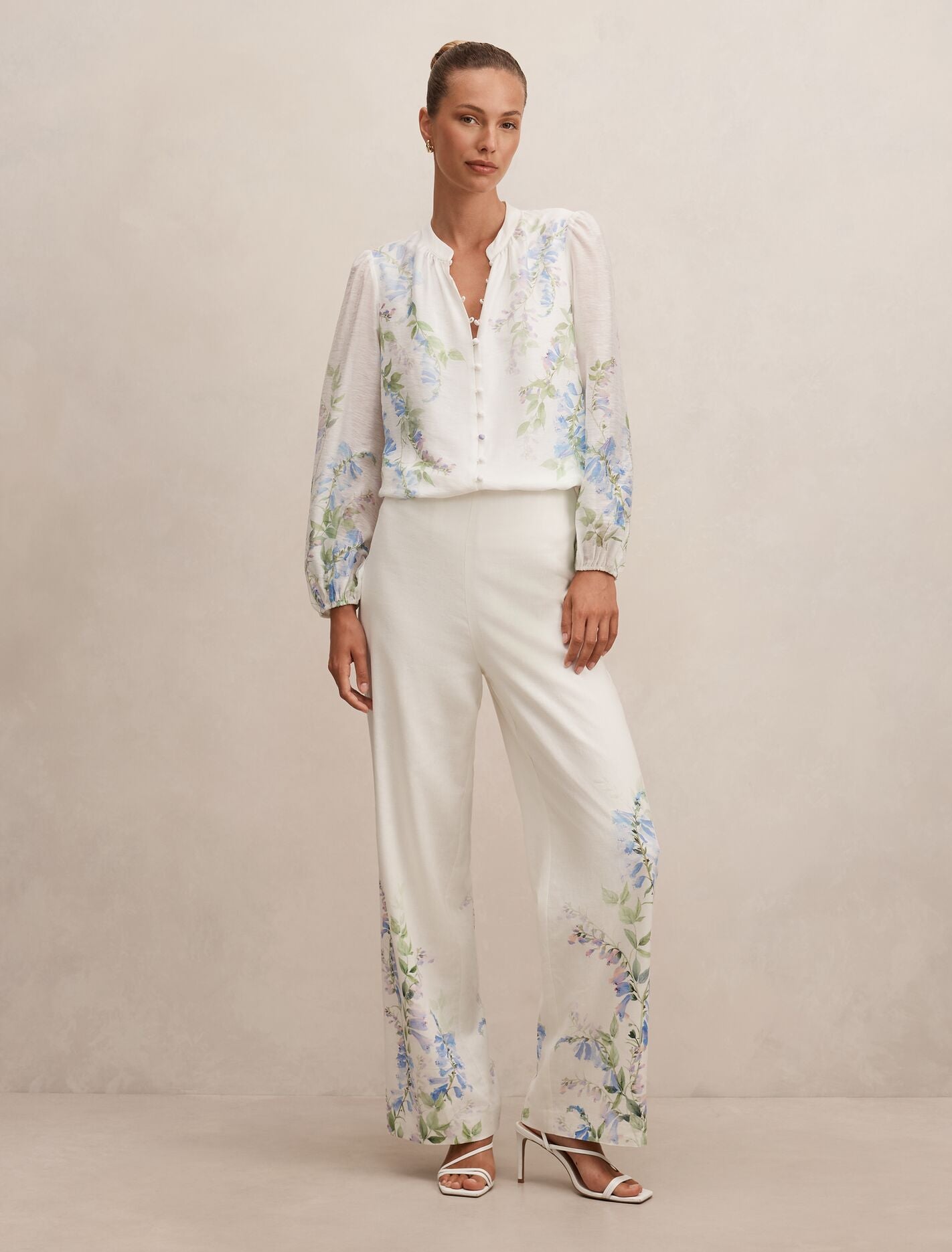 Dove Placement Print Blouse Forever New