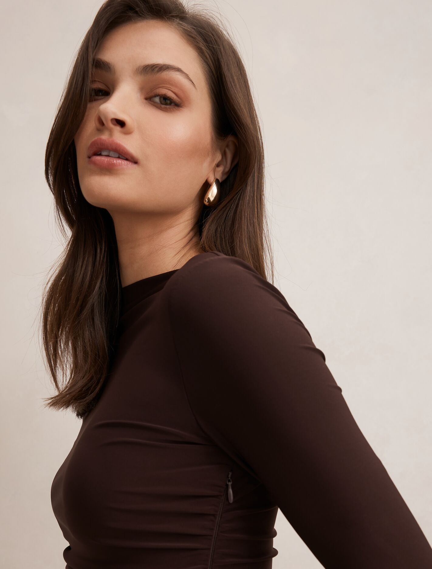 Charlie Long Sleeve Mini Dress Forever New