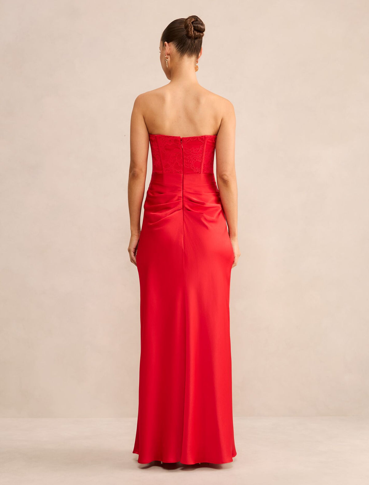 Ivy Petite Lace Corset Maxi Dress Forever New