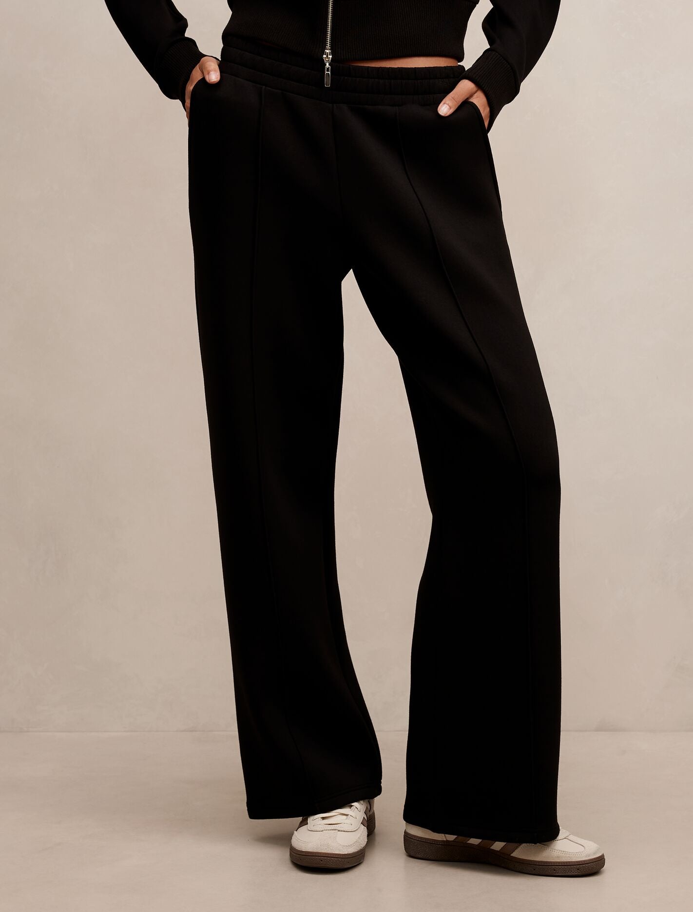 Hunter Wide Leg Lounge Pants Black | Forever New