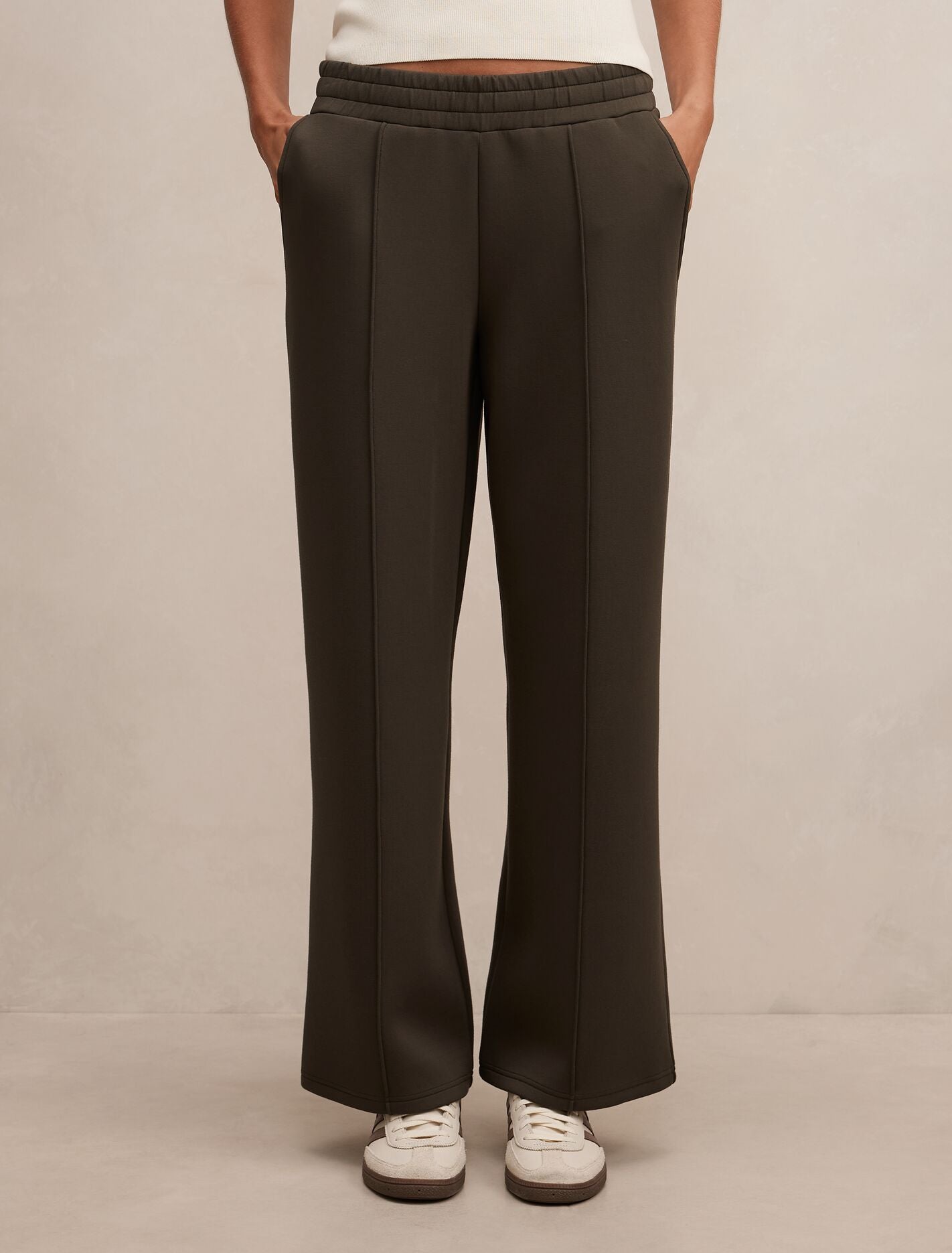 Hunter Wide Leg Lounge Pants Sage Moss Forever New