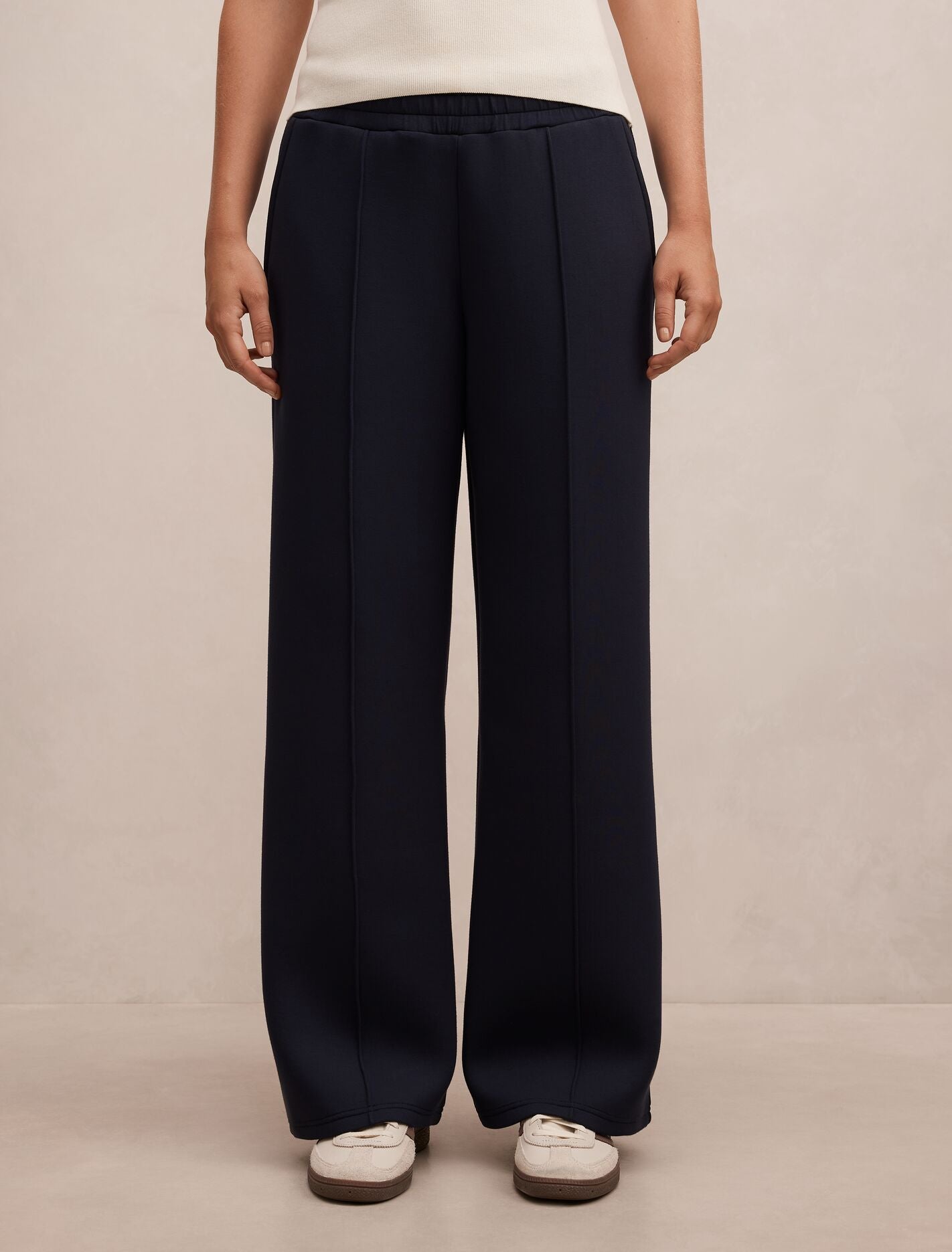 Hunter Wide Leg Lounge Pants Navy | Forever New